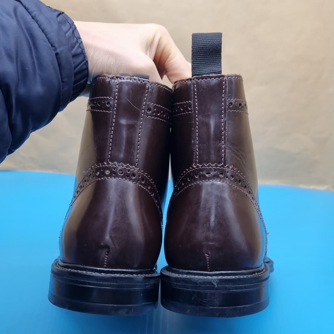 새상품 스테파노로시 소가죽부츠255 상품이미지4