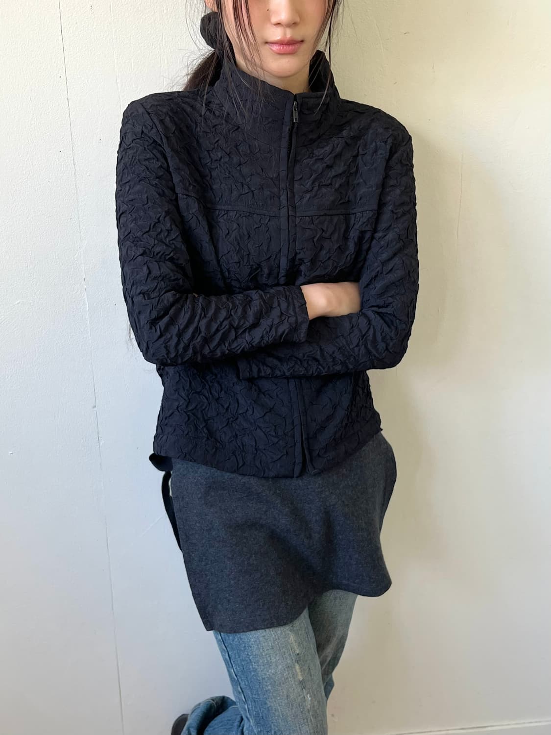 Blue Vine 블랙 프릴 자켓 상품이미지6