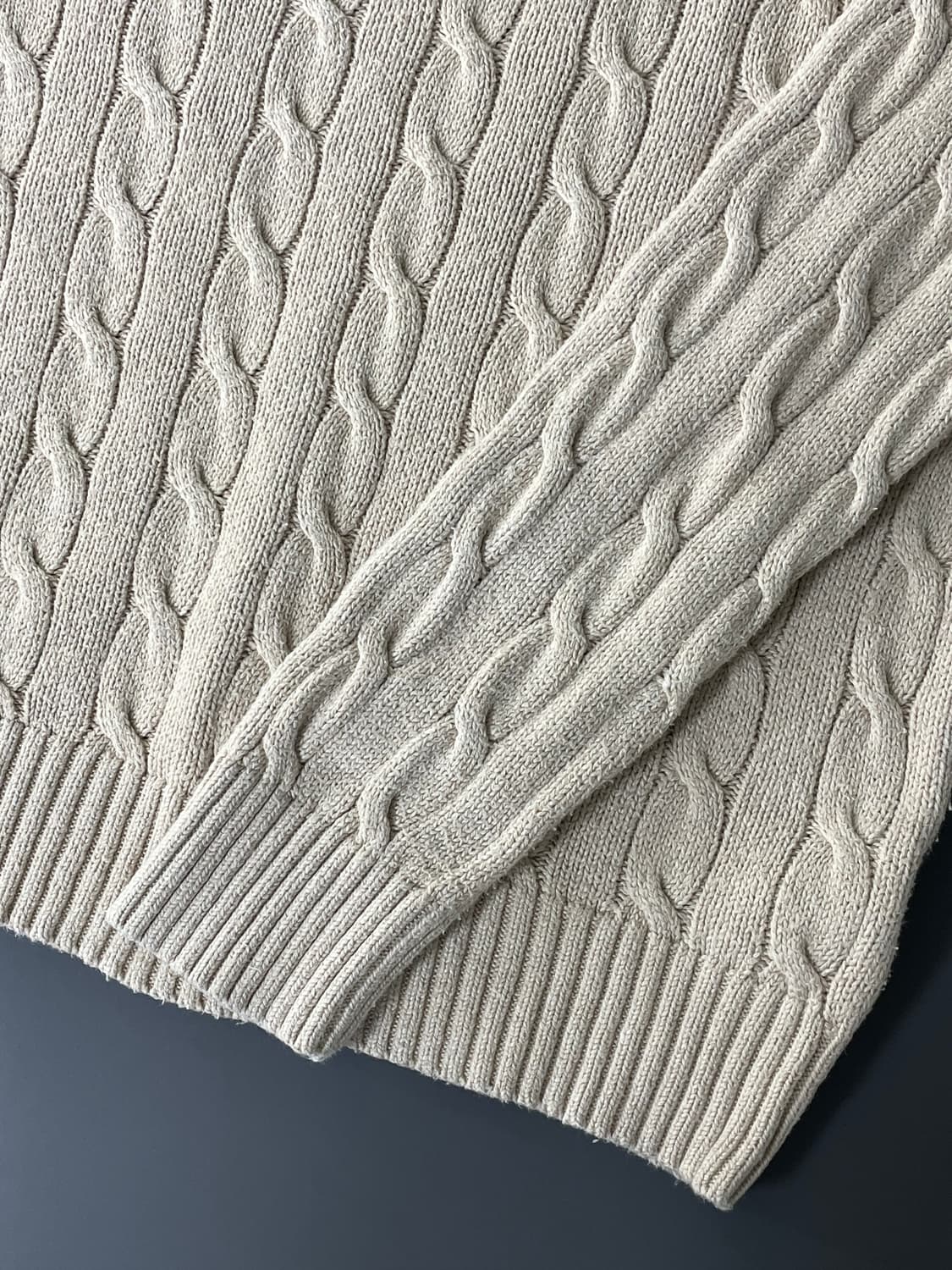 [S] 폴로 랄프로렌 코튼 케이블 꽈배기 니트 상품이미지5