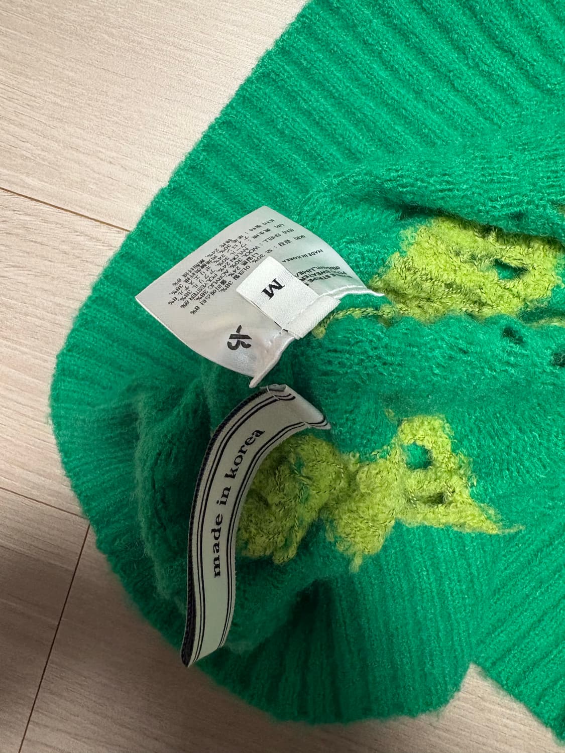 앤더슨벨 버블 썸머 폴로 스웨터 (Green, M) 상품이미지8
