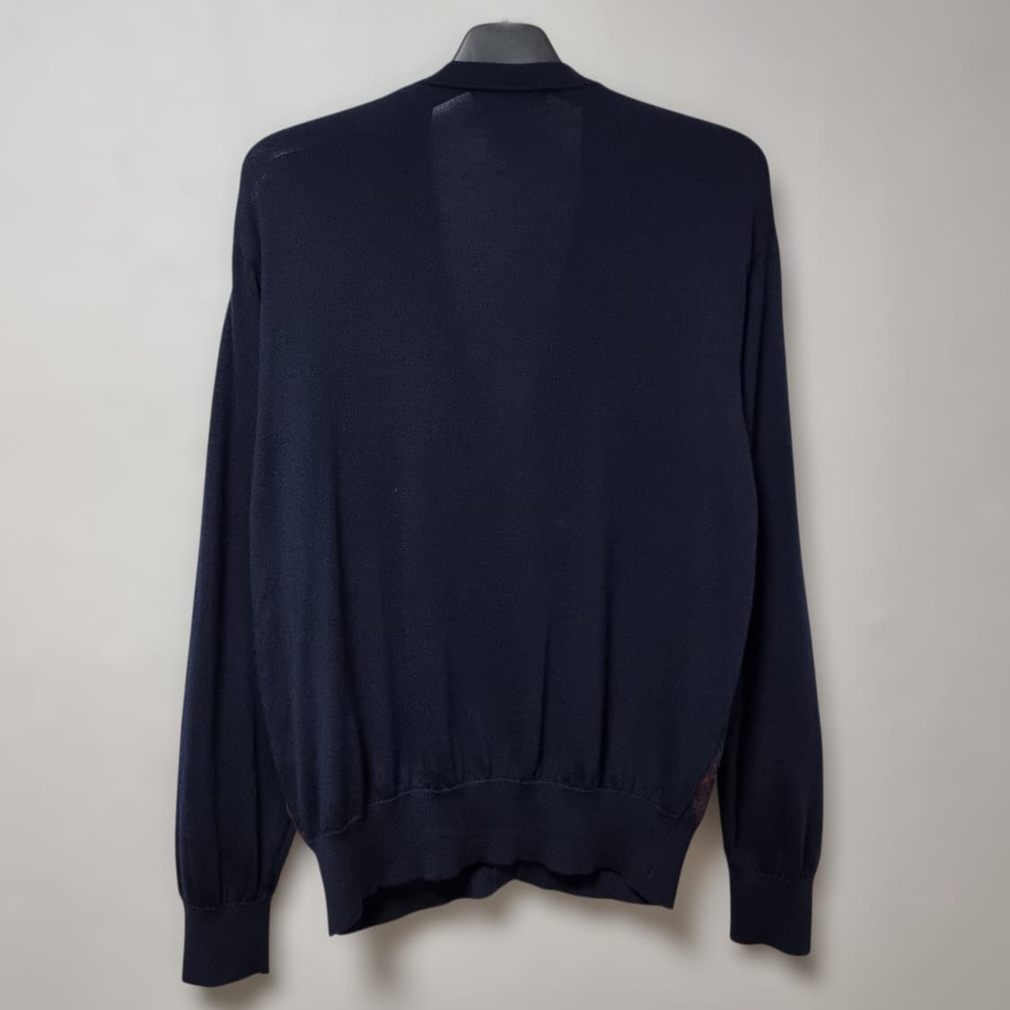 입생로랑 아가일 체크 패턴 가디건 95 상품이미지2