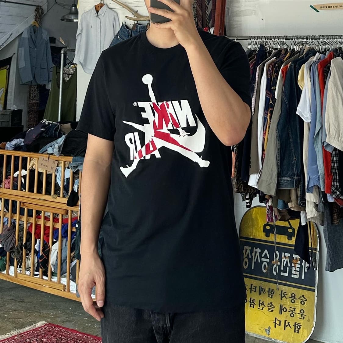 (착용컷) 조던 반팔 티셔츠 (남성용 100) 상품이미지2