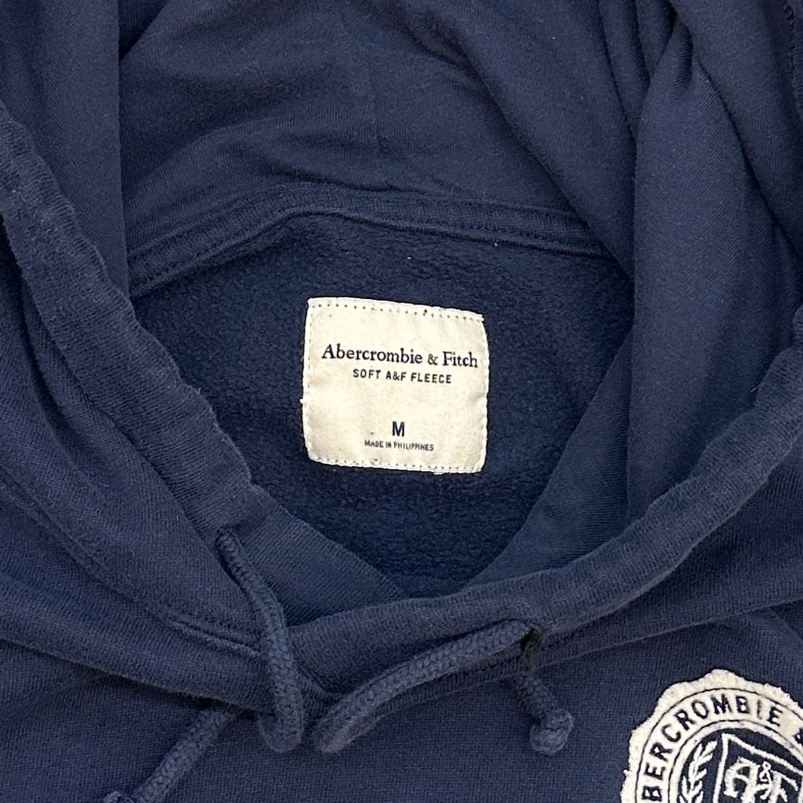 아베크롬비 사이드 로고 후드티 네이비 상품이미지7