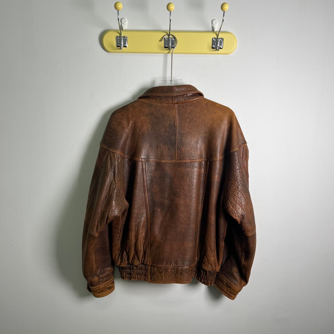 VTG 빈티지 브라운 G-1 양가죽 플라이트 자켓 M 상품이미지2