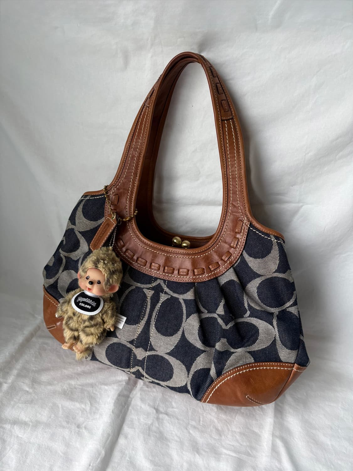 Coach denim shoulder bag 상품이미지2