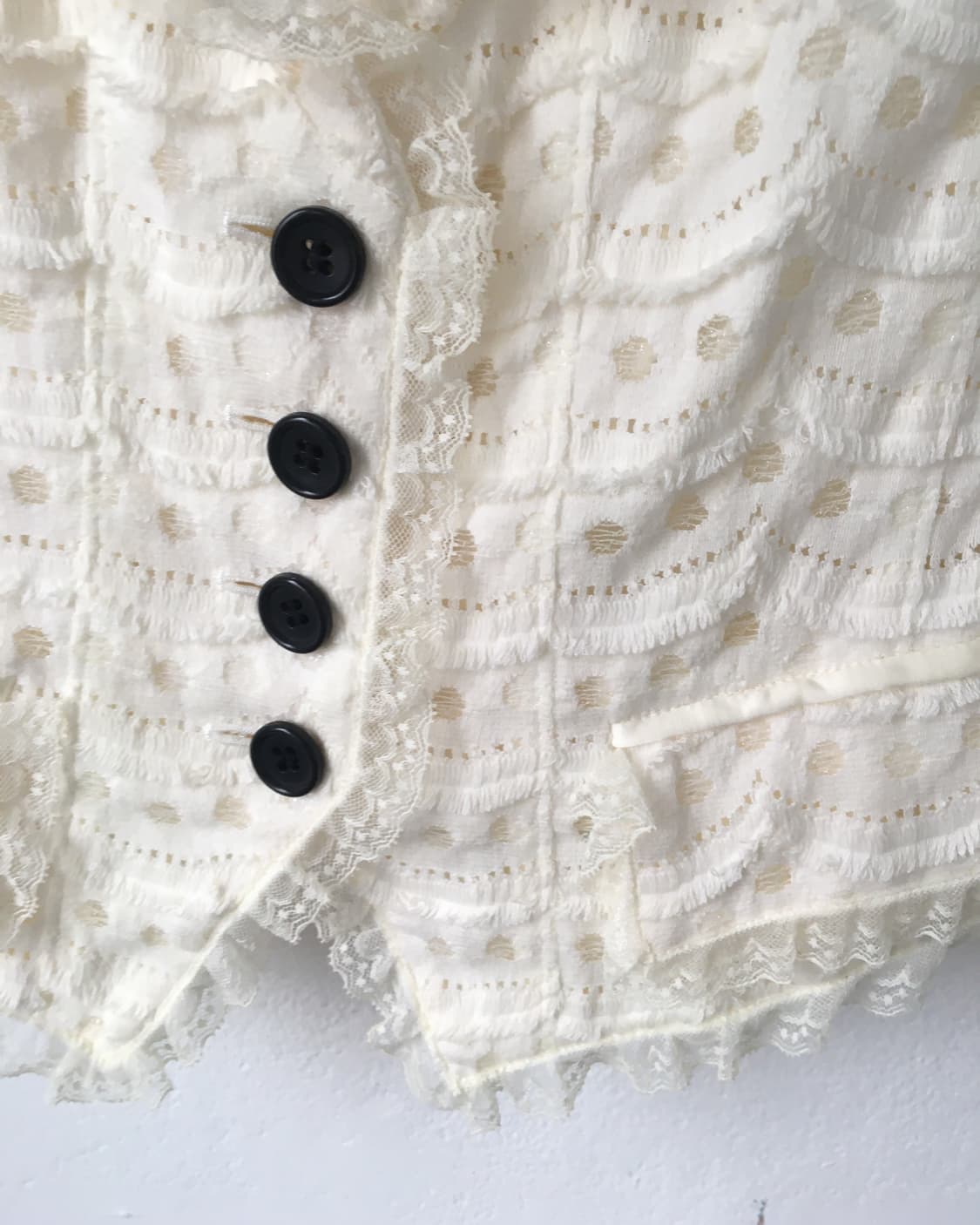 Lace trimming pattern jacket 상품이미지3