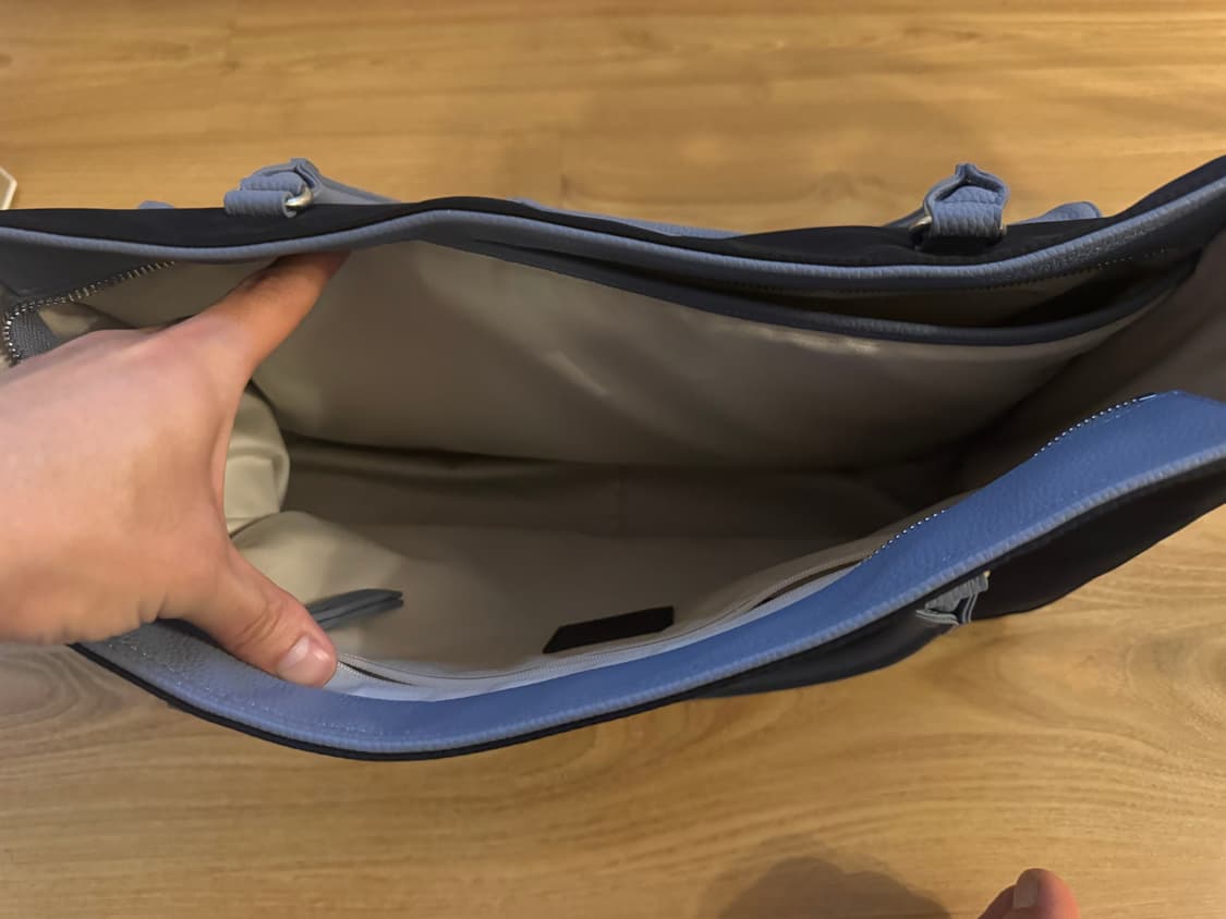 크리스틴프로젝트 투포켓백 블랙블루 상품이미지6