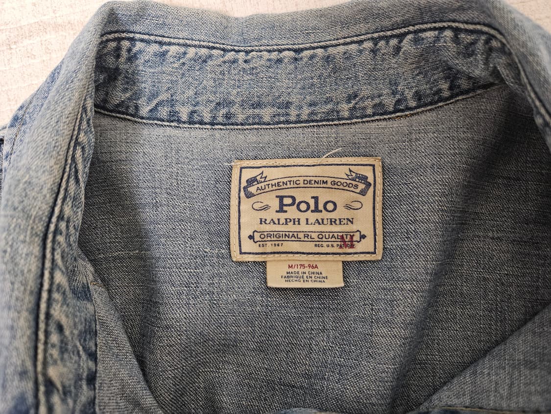 폴로 웨스턴 데님셔츠 상품이미지5