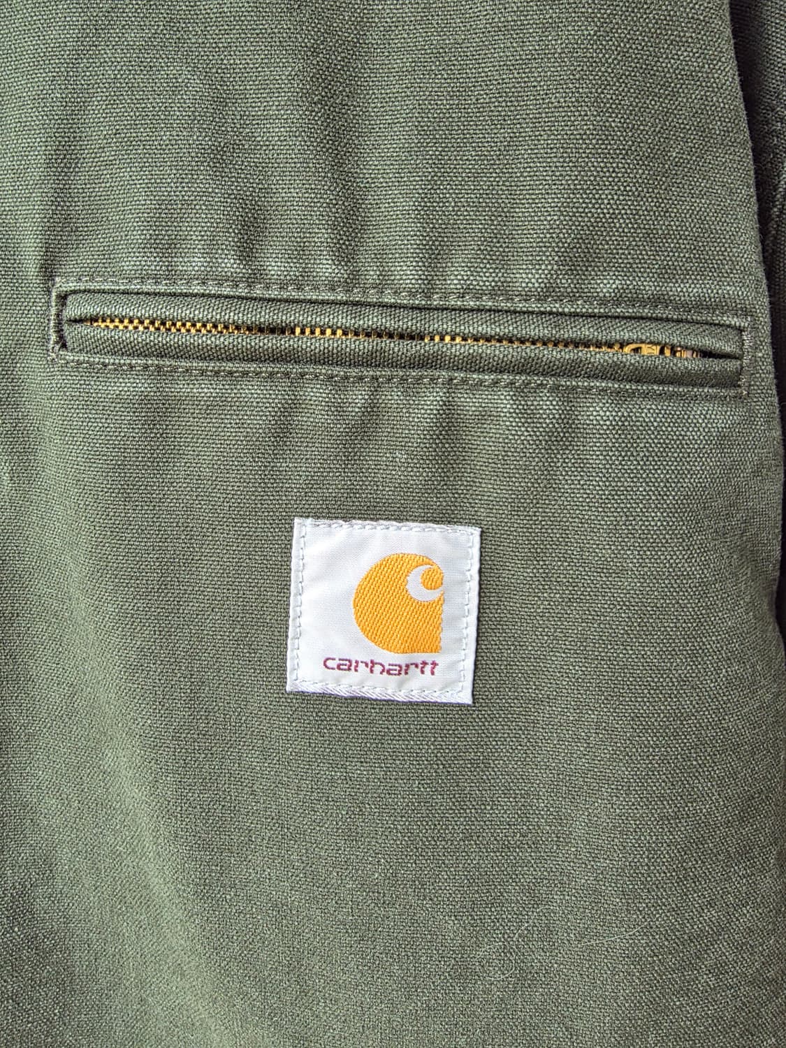 칼하트 WIP OG 디트로이트 자켓 올리브 블랙 스톤 캔버스 상품이미지3