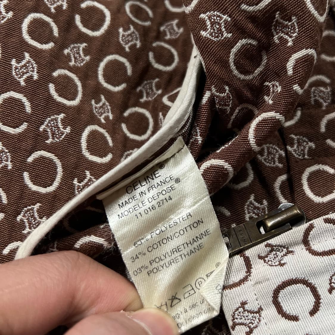 CELINE 셀린느 트리오페 모노그램 집업 자켓 상품이미지5
