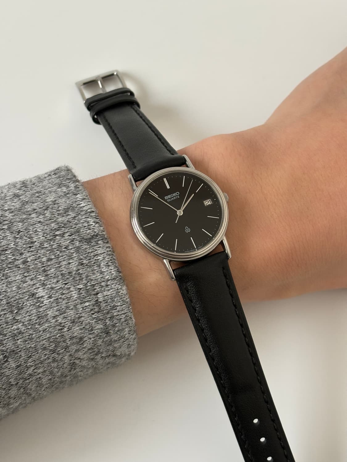 1980s Chariot Black Dial Silver Quartz 상품이미지8