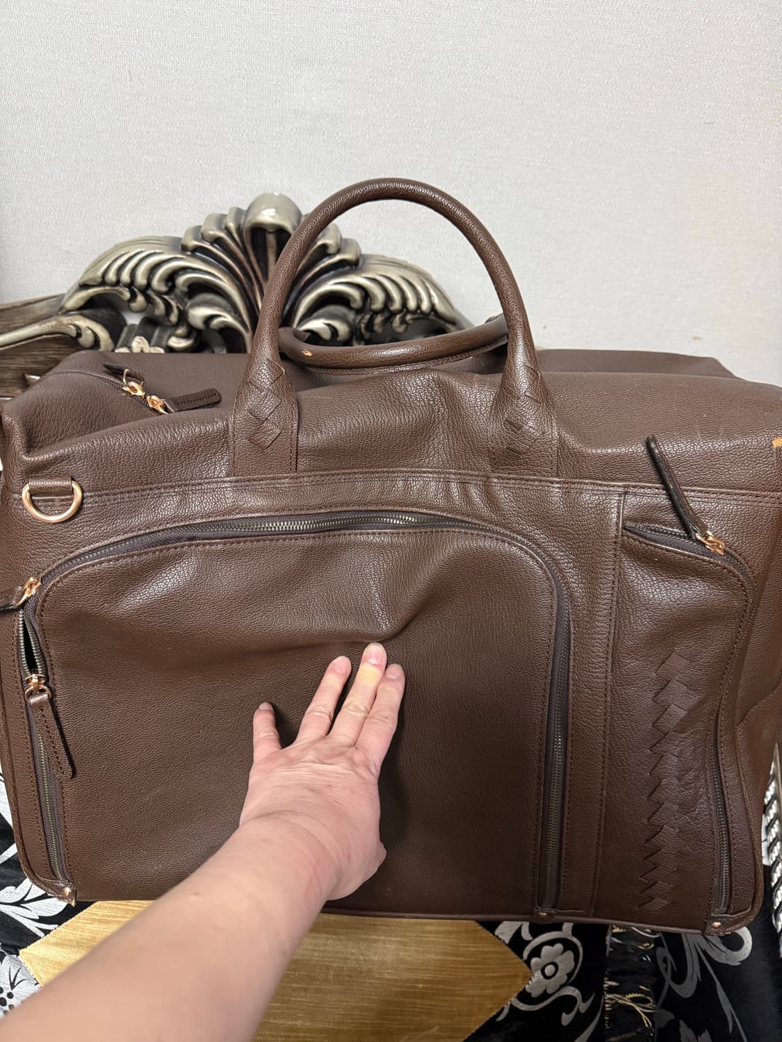 소가죽여행용골프가방 상품이미지1