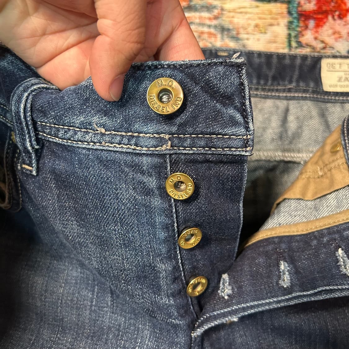 [31/30] 디젤 자티니 부츠컷 데님 팬츠 상품이미지4