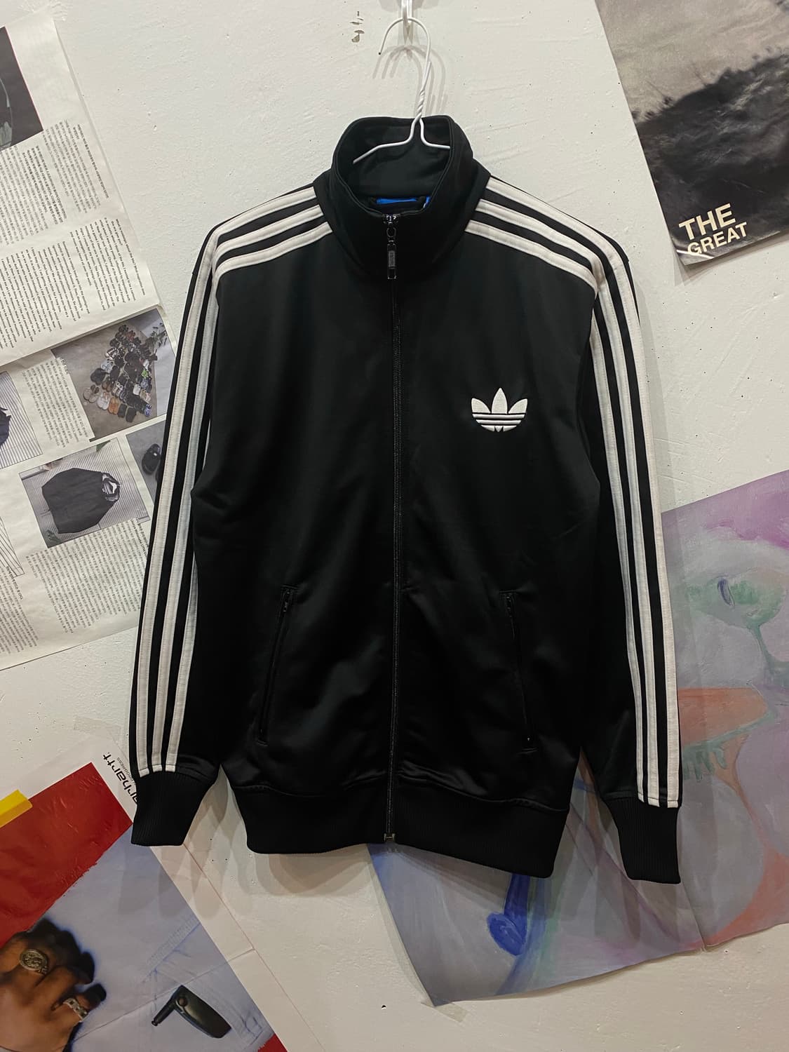 아디다스 파이어버드 트랙탑 져지 블랙 상품이미지1