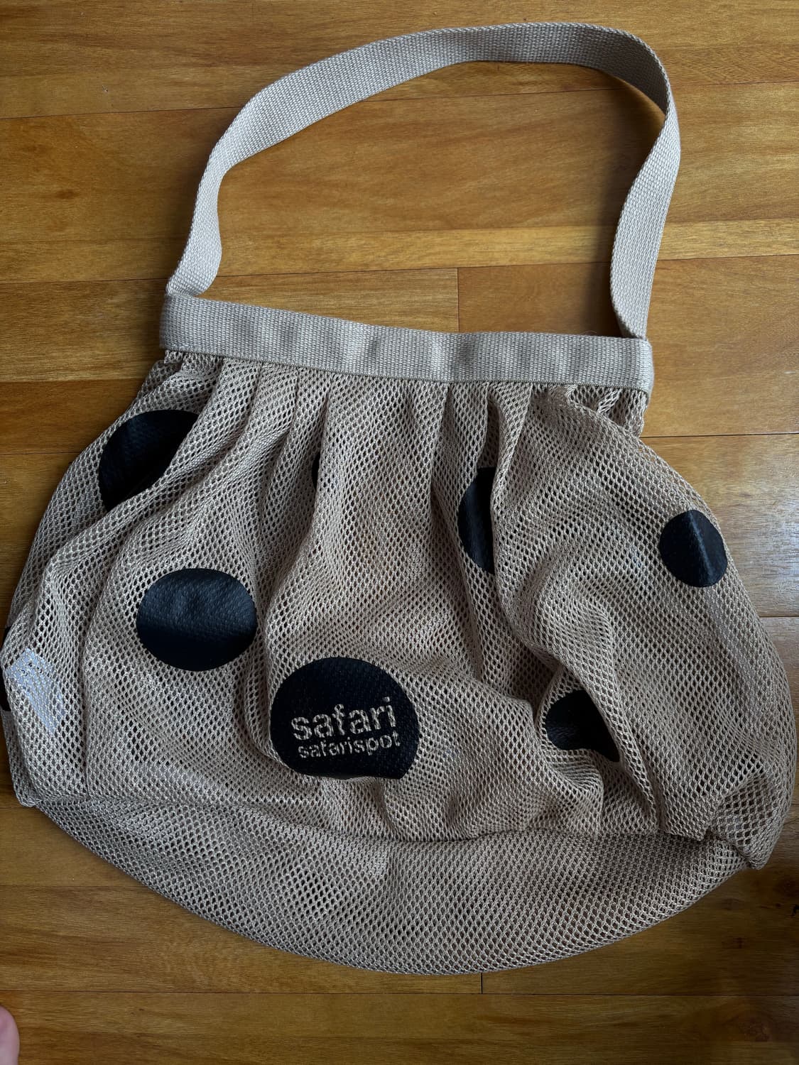 사파리스팟 도트 메쉬백 상품이미지3