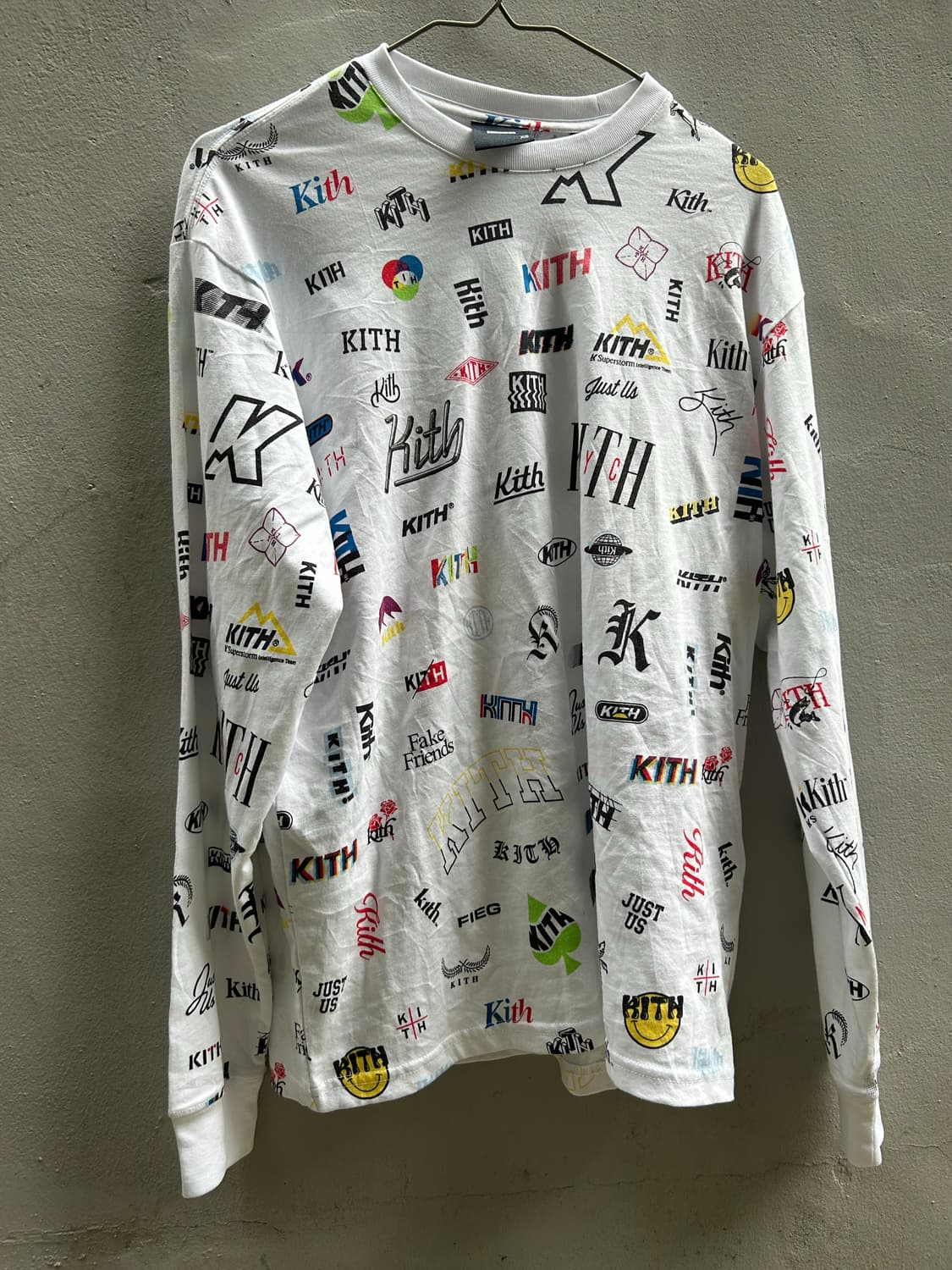 *유일매물* kith 로고 프린팅 롱슬리브 상품이미지2