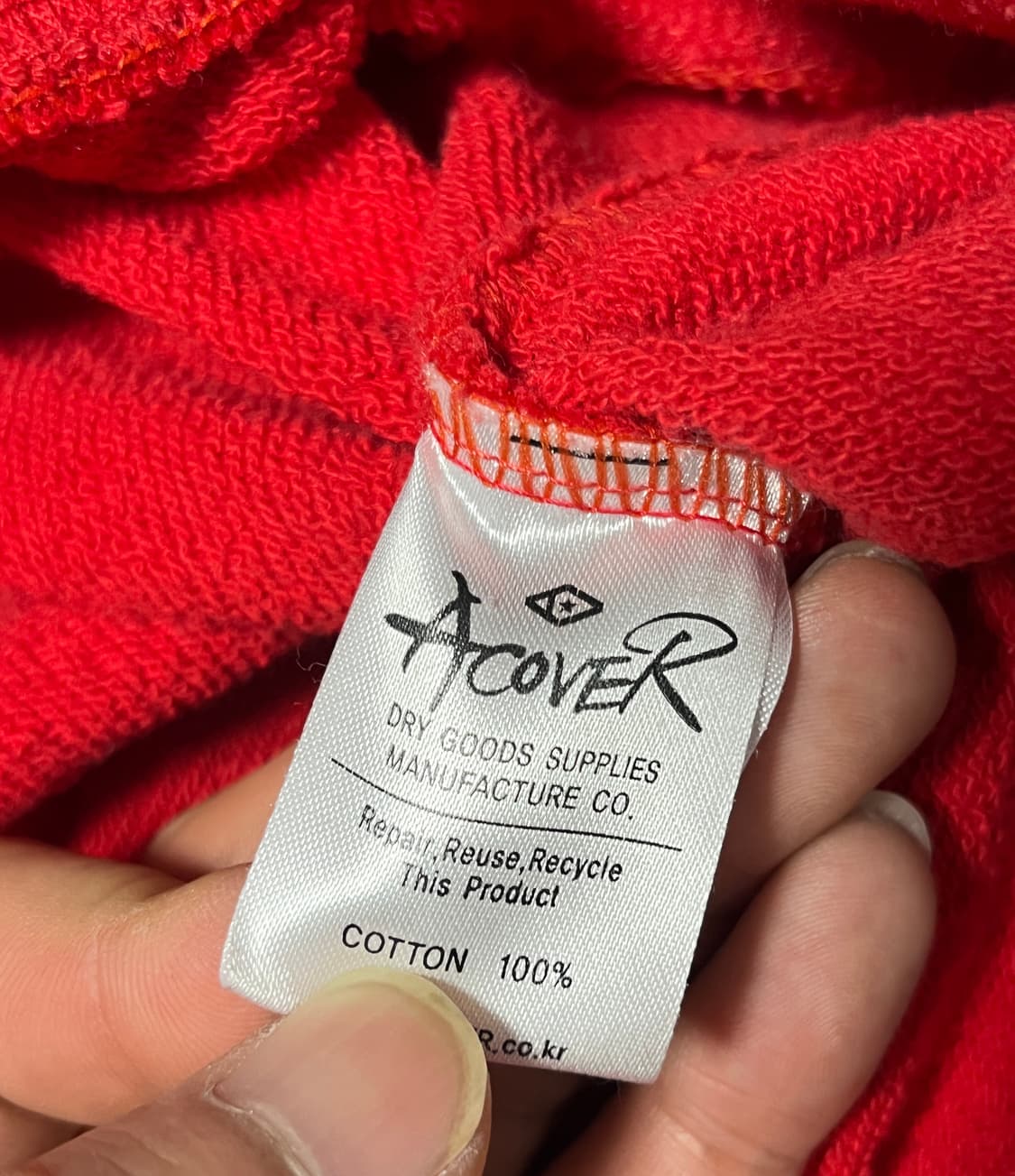 공용 어커버 오버핏 맨투맨 티셔츠 L 상품이미지8