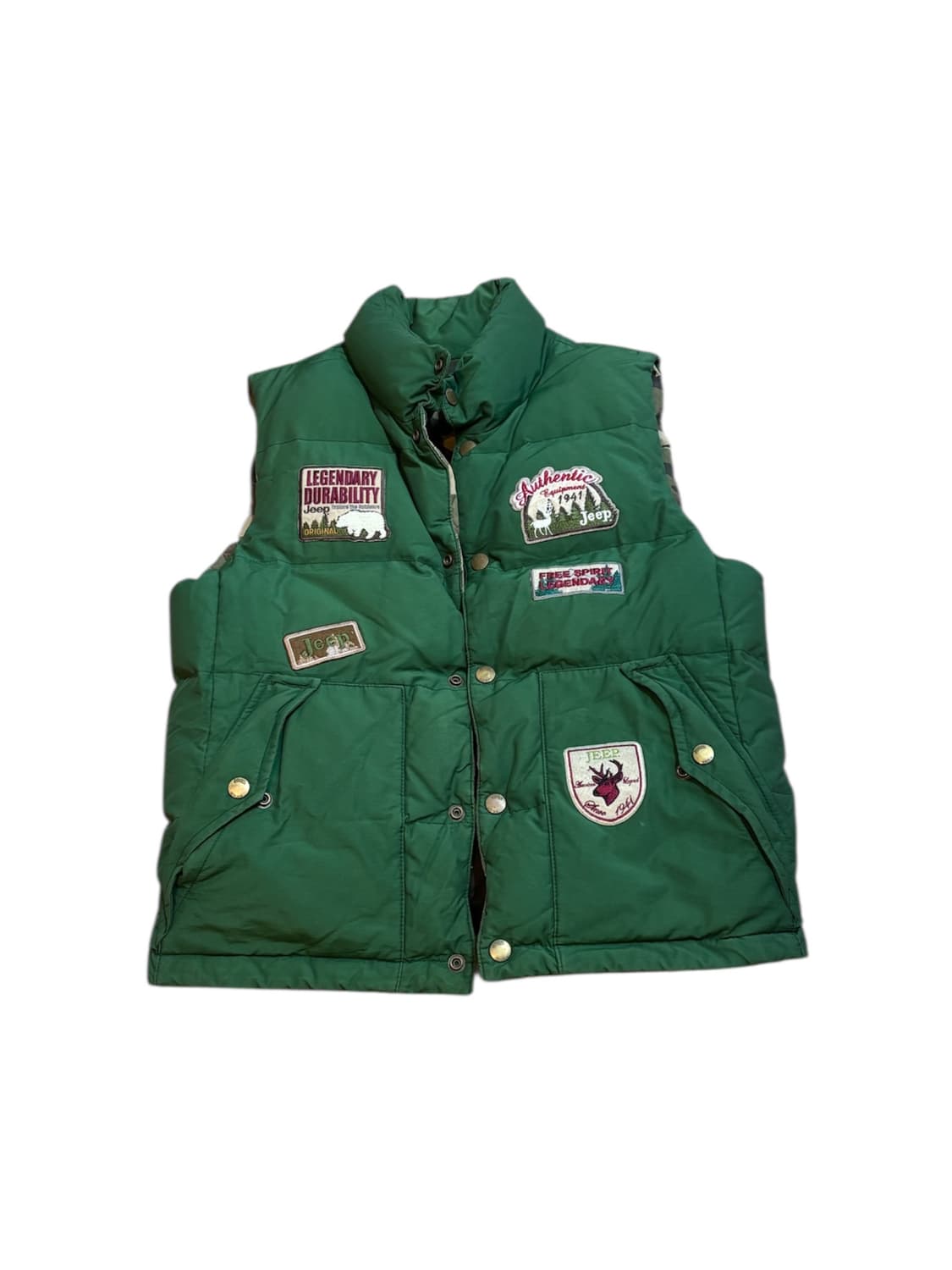 jeep 양면 패딩 조끼 상품이미지1