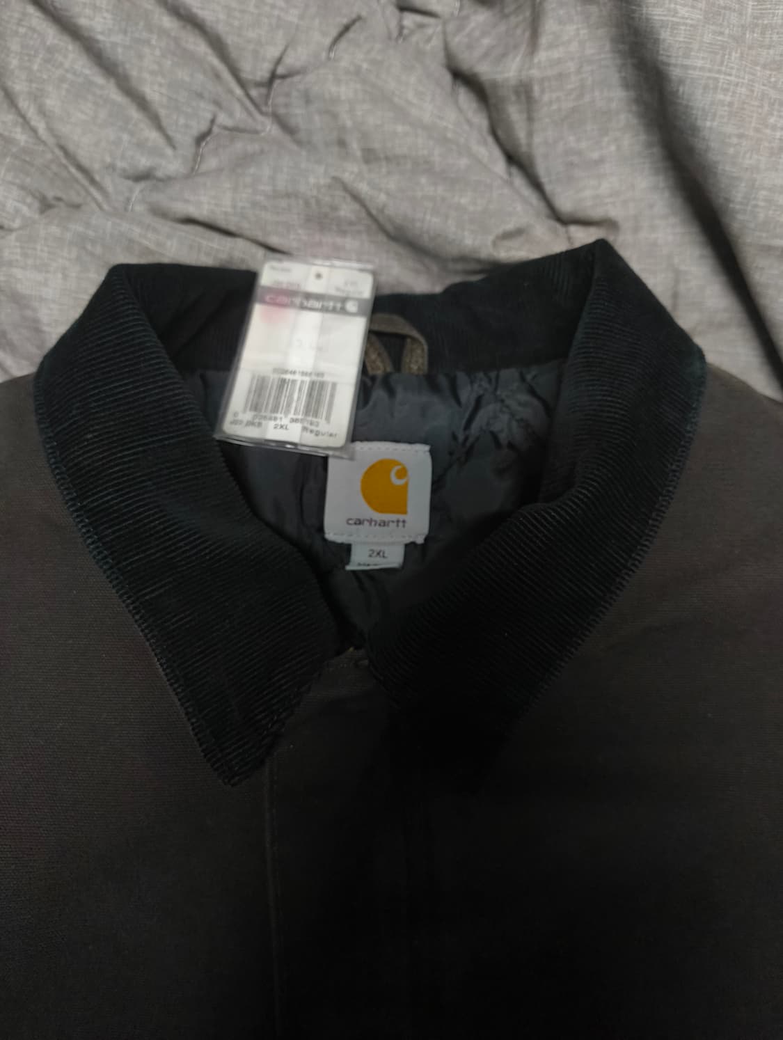 칼하트 j22 샌드스톤 트레디셔널 자켓 2xl 상품이미지4