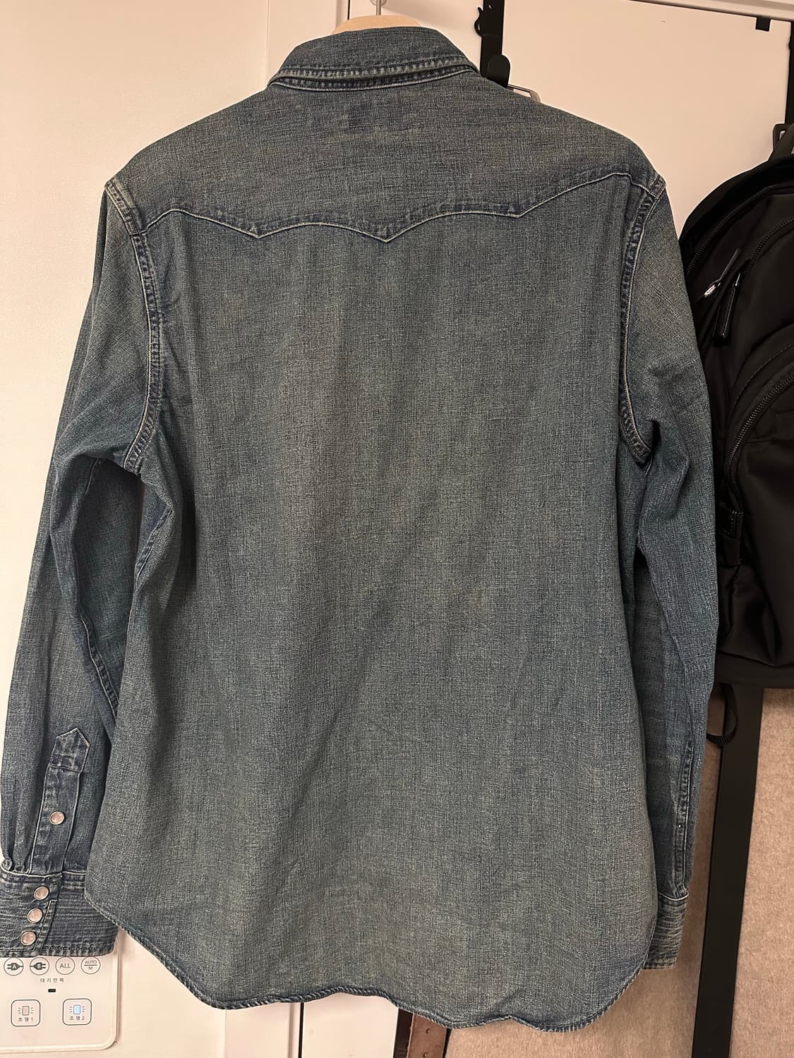 RRL 슬림핏 데님 웨스턴셔츠 상품이미지2