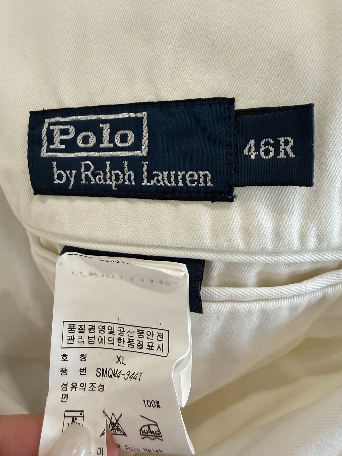 폴로 랄프로렌 화이트 와펜 블레이저 셋업 상품이미지5