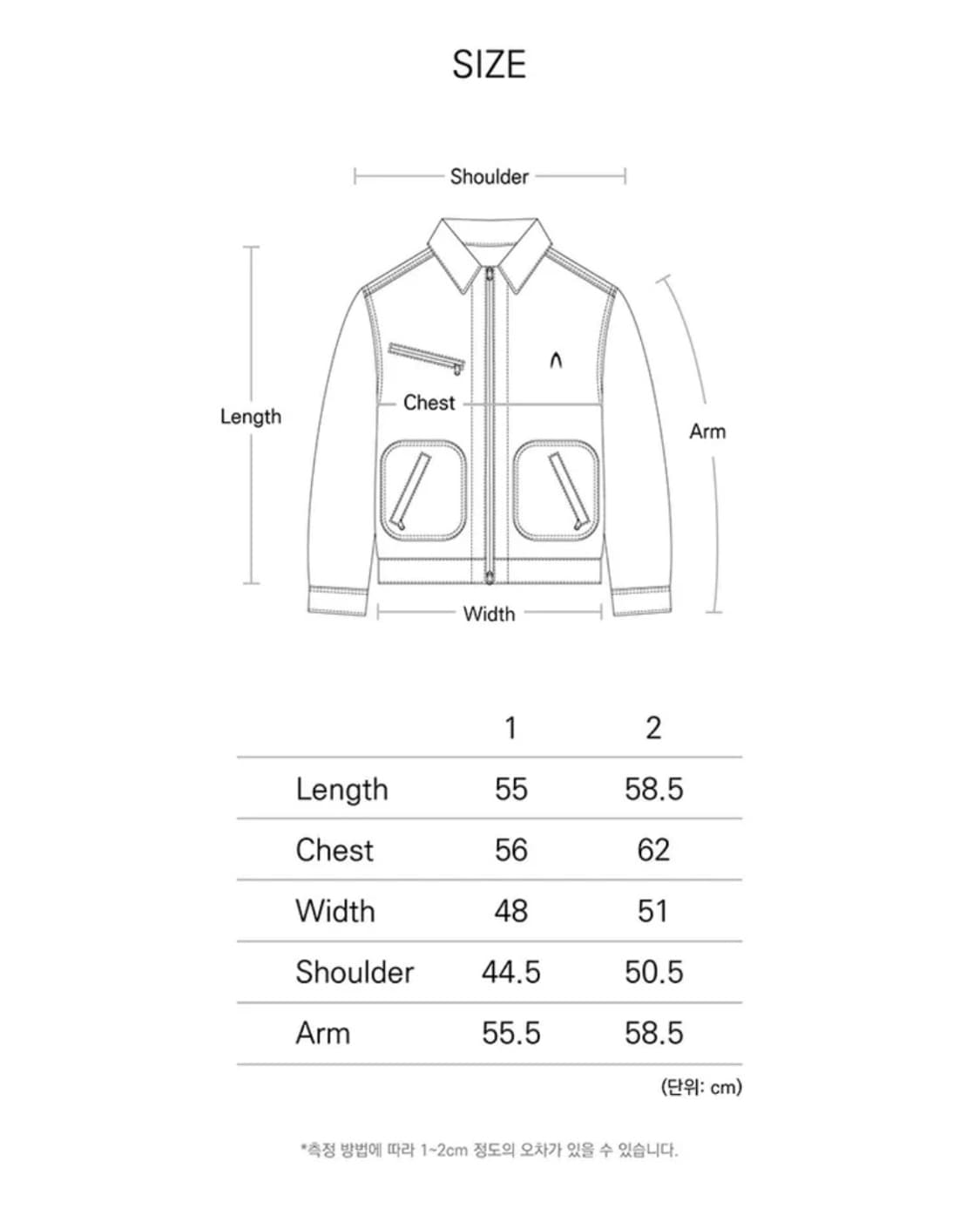 Stitch Zip-up Denim Jacket (Black) 상품이미지7