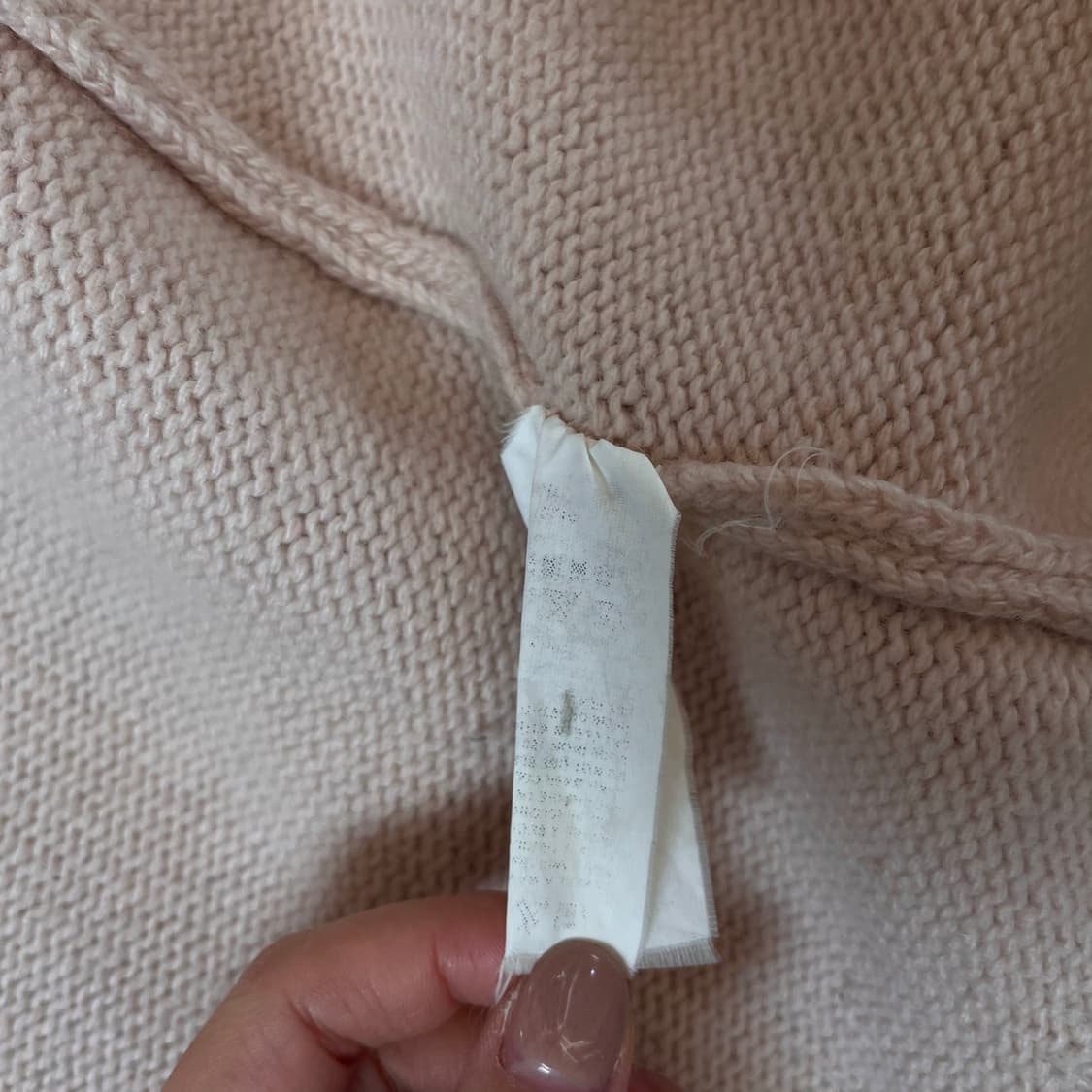 막스마라 연핑크 니트 가디건 L 상품이미지8