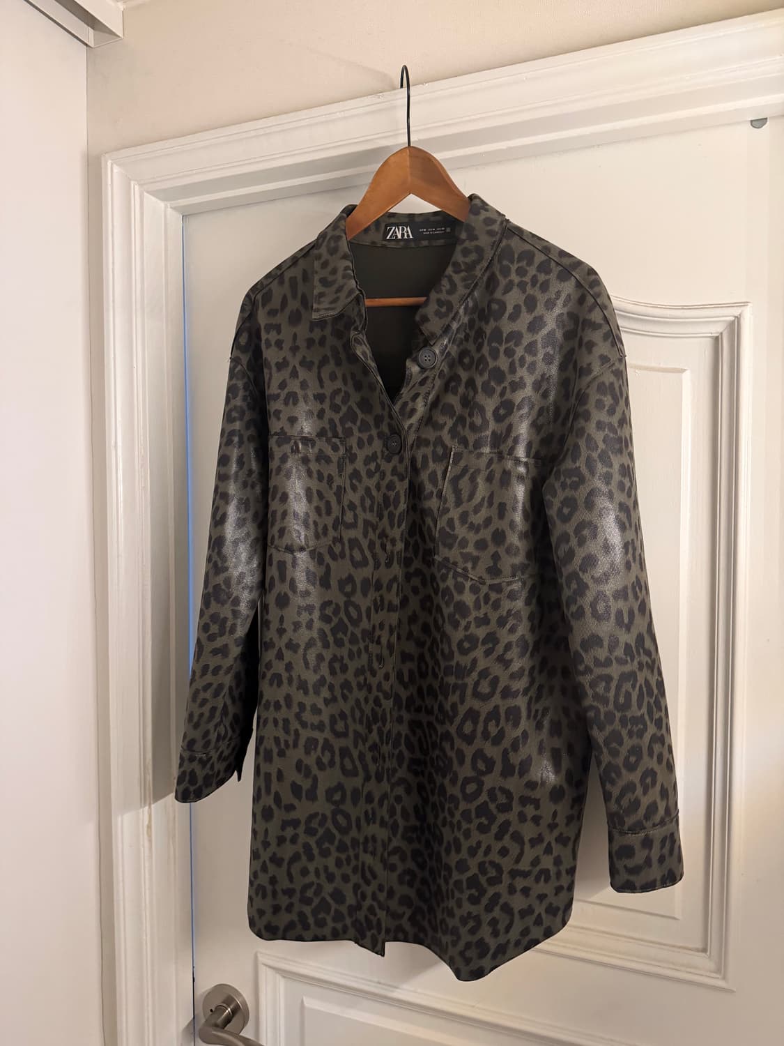 자라 레오파드 셔츠 자켓 상품이미지6