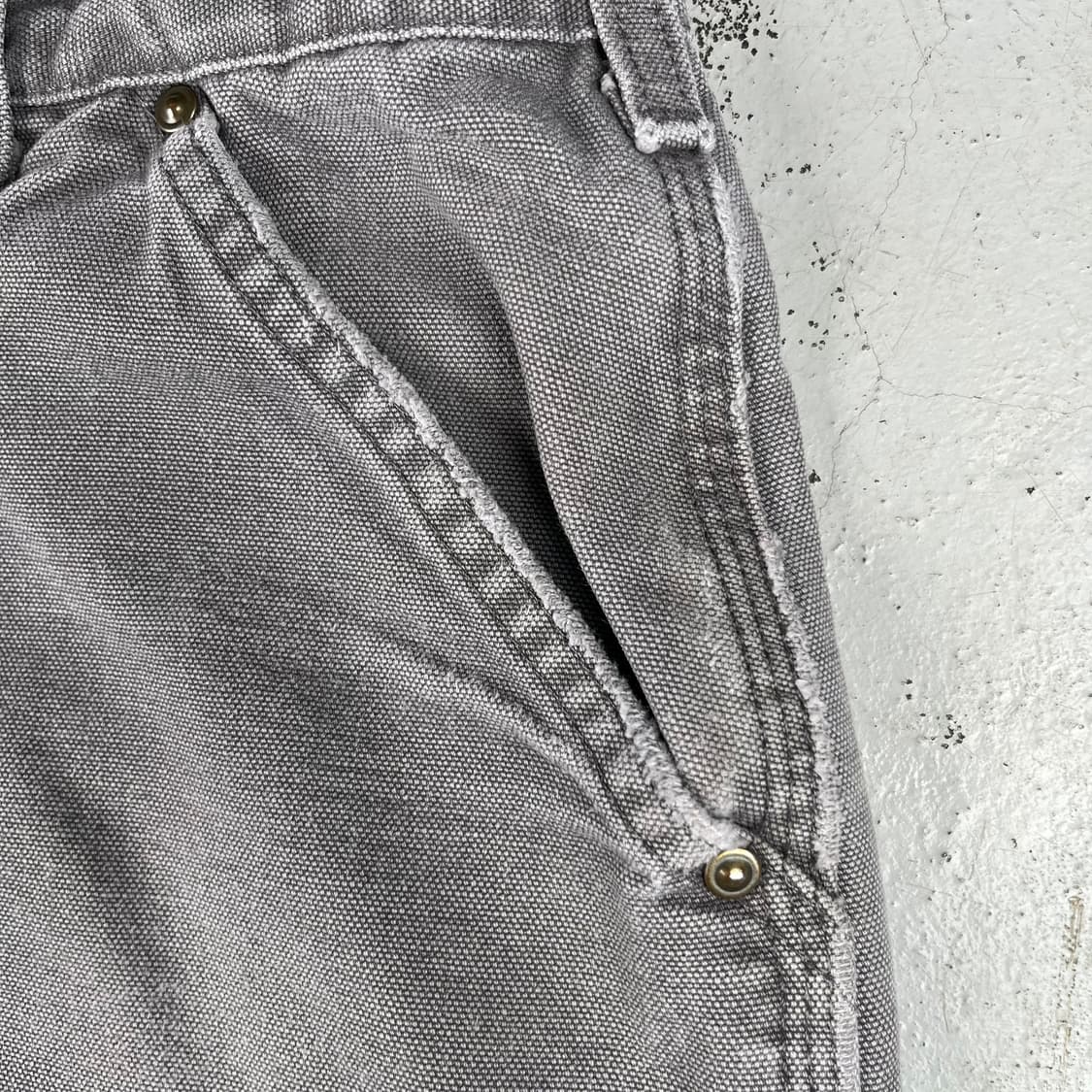 칼하트 더블니 워크팬츠 그레이 B136 상품이미지6