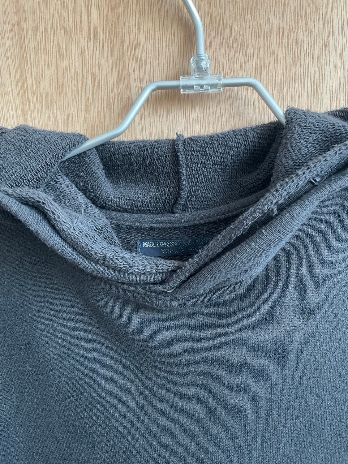 요지야마모토 컷오프 레이어드 후드 상품이미지4