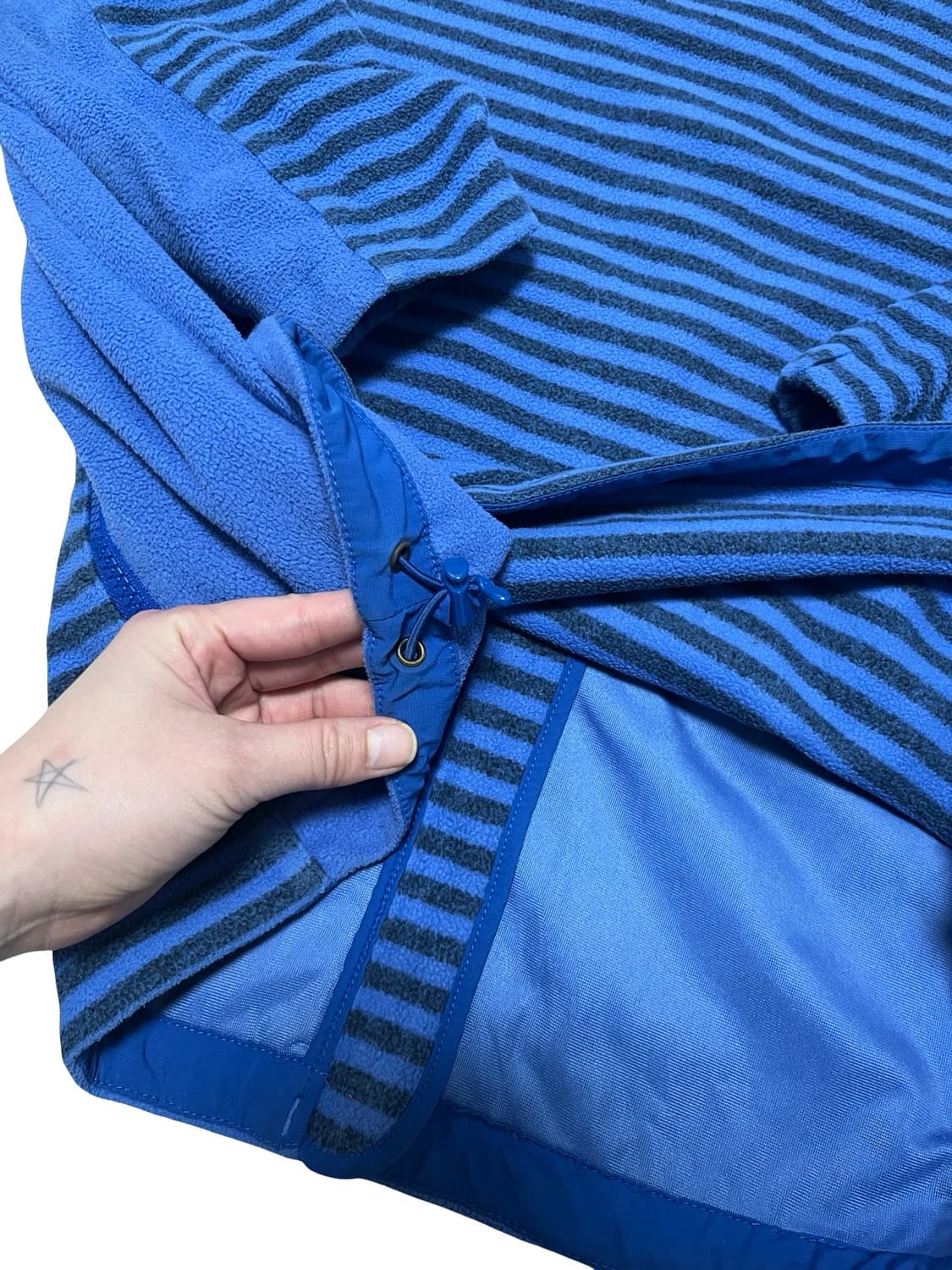 노스페이스 스트라이프 후리스 집업 L 상품이미지4