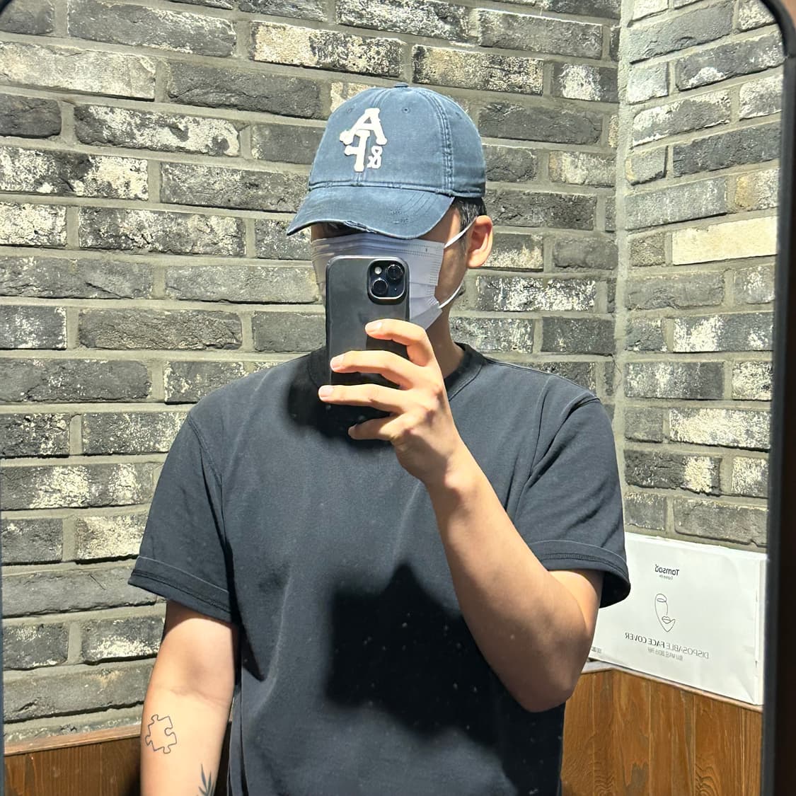 아베크롬비 네이비 빈티지 볼캡 모자 상품이미지8