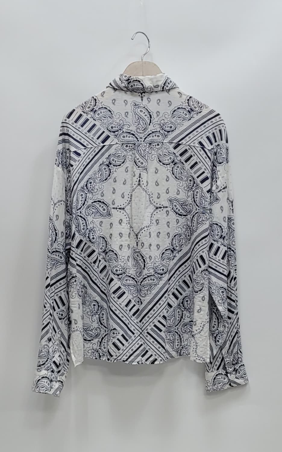 SISLEY 시슬리 면 레이온 블라우스 셔츠 / 여 91 (44) 화이트 상품이미지2