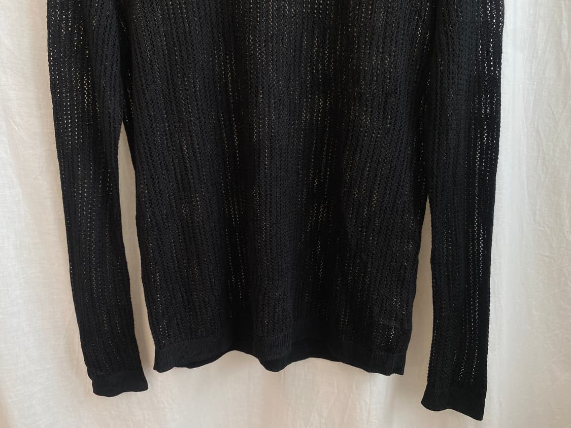 UNIQLO 블랙 니트탑(M) 상품이미지5