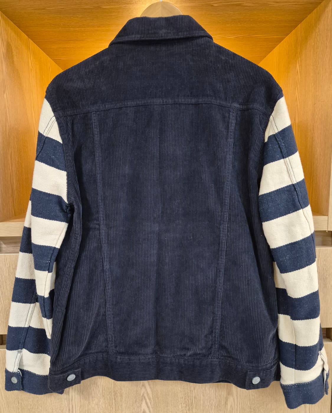 DIAFVINE Racing Stripe Corduroy Trucker 상품이미지2