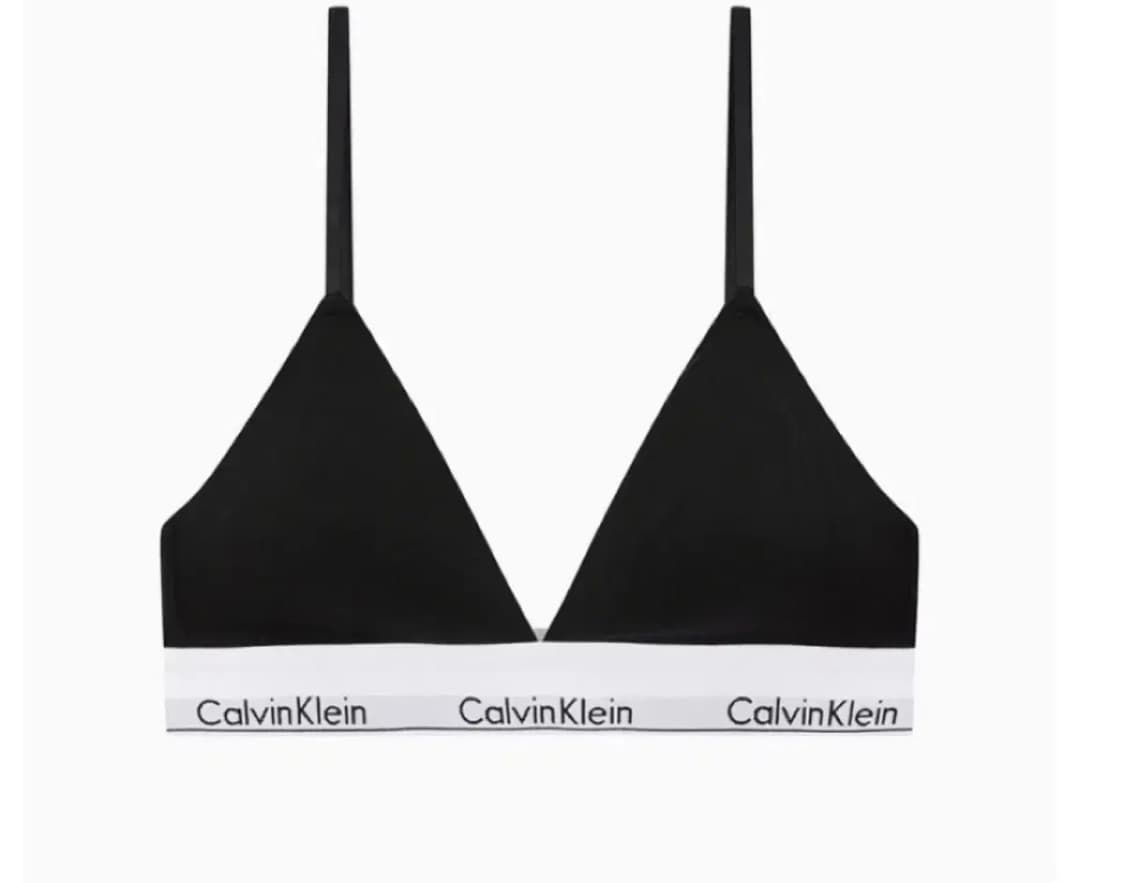 캘빈클라인 여성 아이콘 코튼 모달 트라이앵글 [S] 상품이미지1