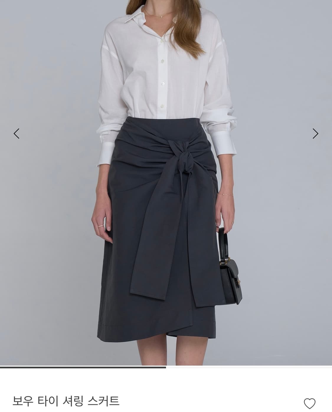 시에 sie 보우타이셔링스커트 S 베이지 상품이미지2