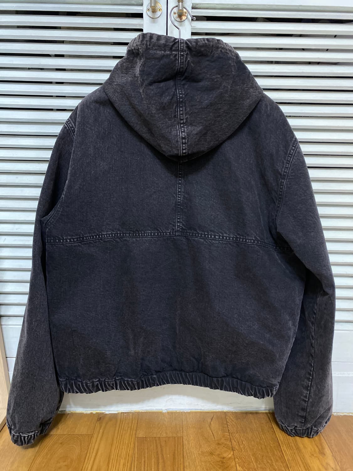 스투시 더블 다이 워크 자켓 블랙 XL 상품이미지4