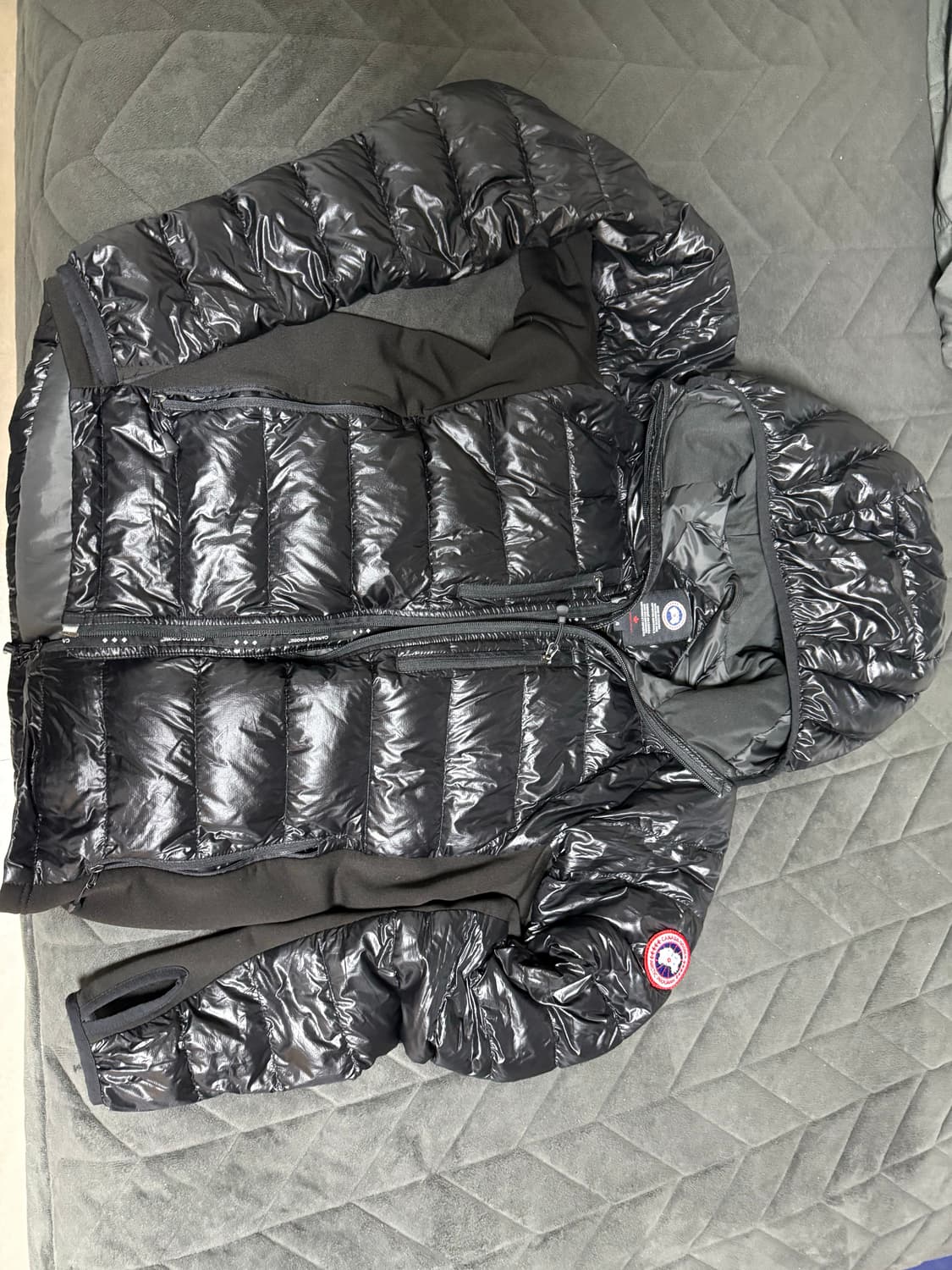 캐나다구스 하이브릿지 라이트 유광 경량패딩 상품이미지9