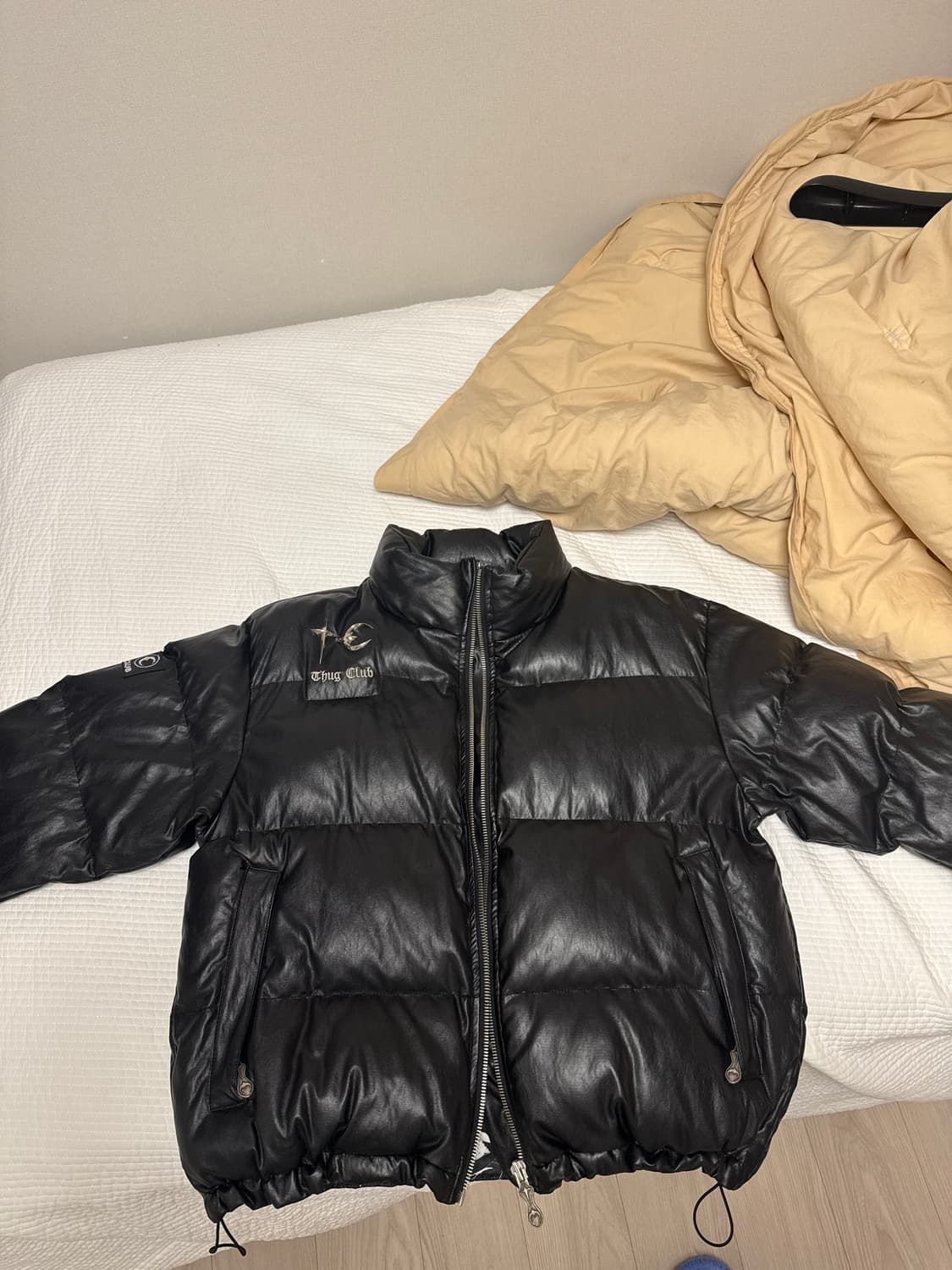 떠그클럽 레더패딩2사이즈 상품이미지1