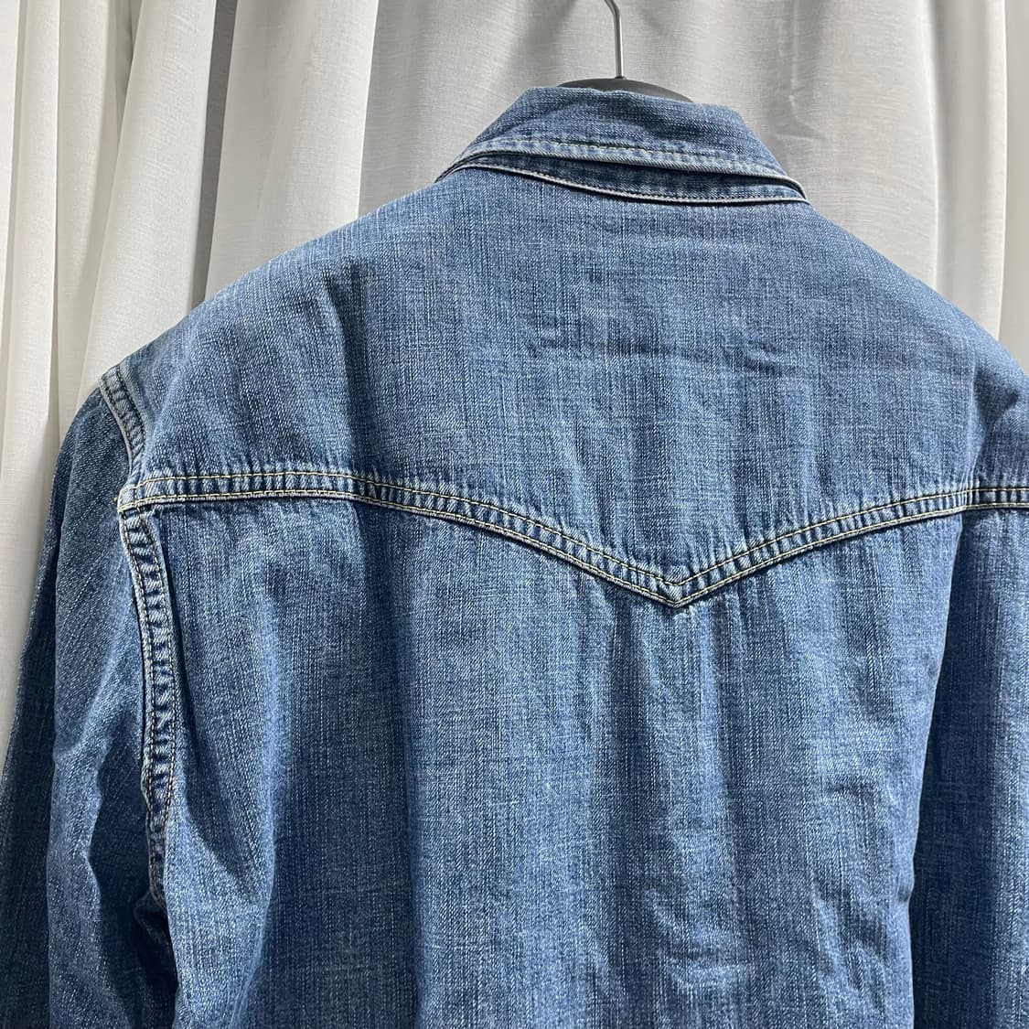 레미릴리프/ 데님 웨스턴 셔츠/ L 상품이미지8