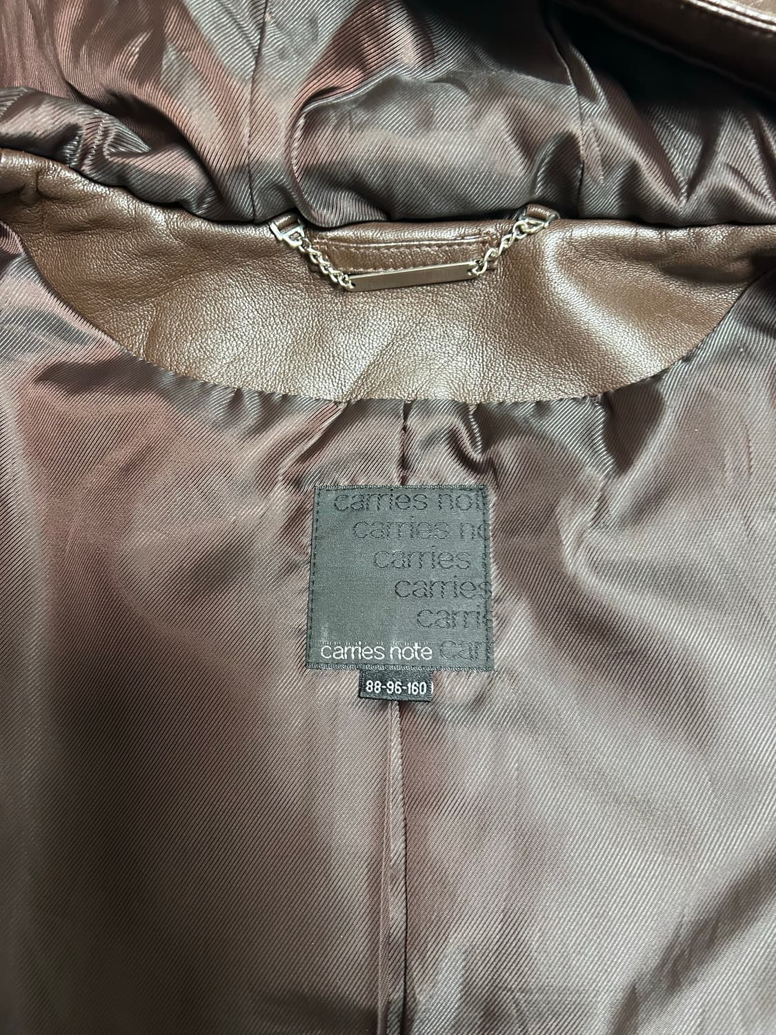 carries note 가죽 후드집업 자켓 상품이미지3