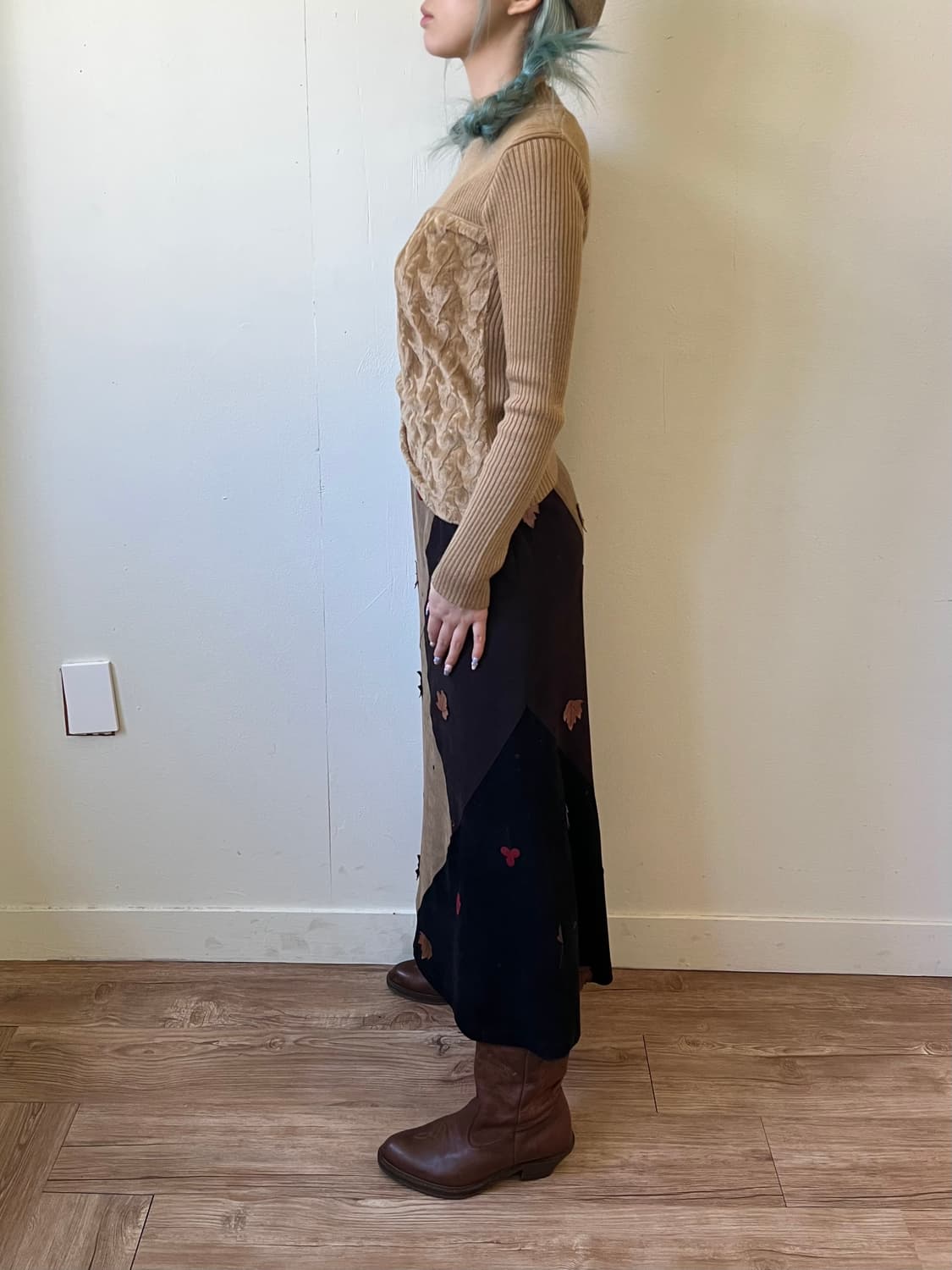 YONGI 패치 스커트 상품이미지9