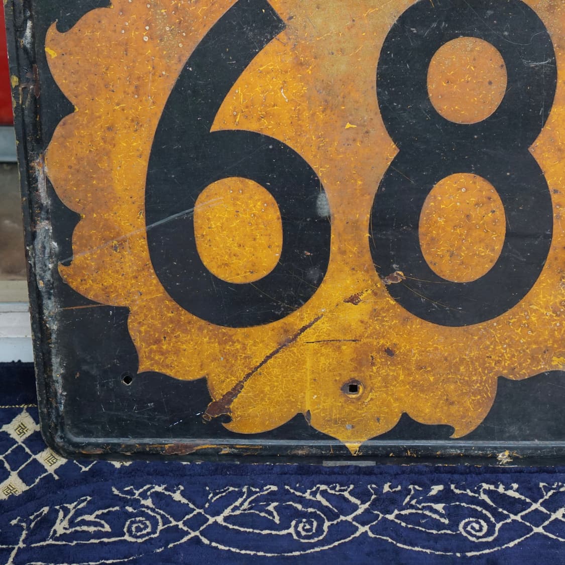 빈티지 소품 미국 68번 국도 금속 간판  상품이미지3