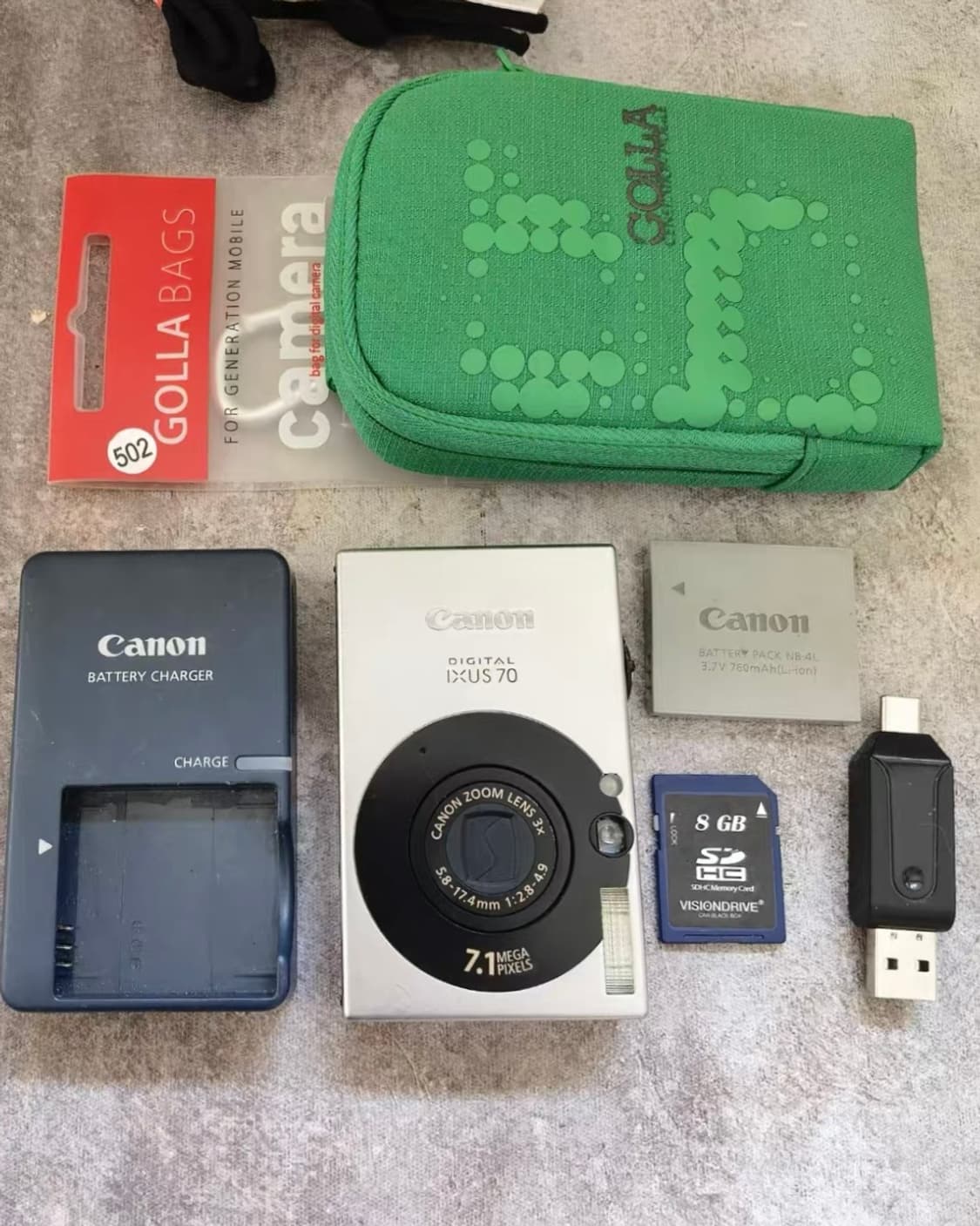 A급)캐논 익서스 70 CANON IXUS 70 빈티지 디지털카메라 디카 상품이미지7