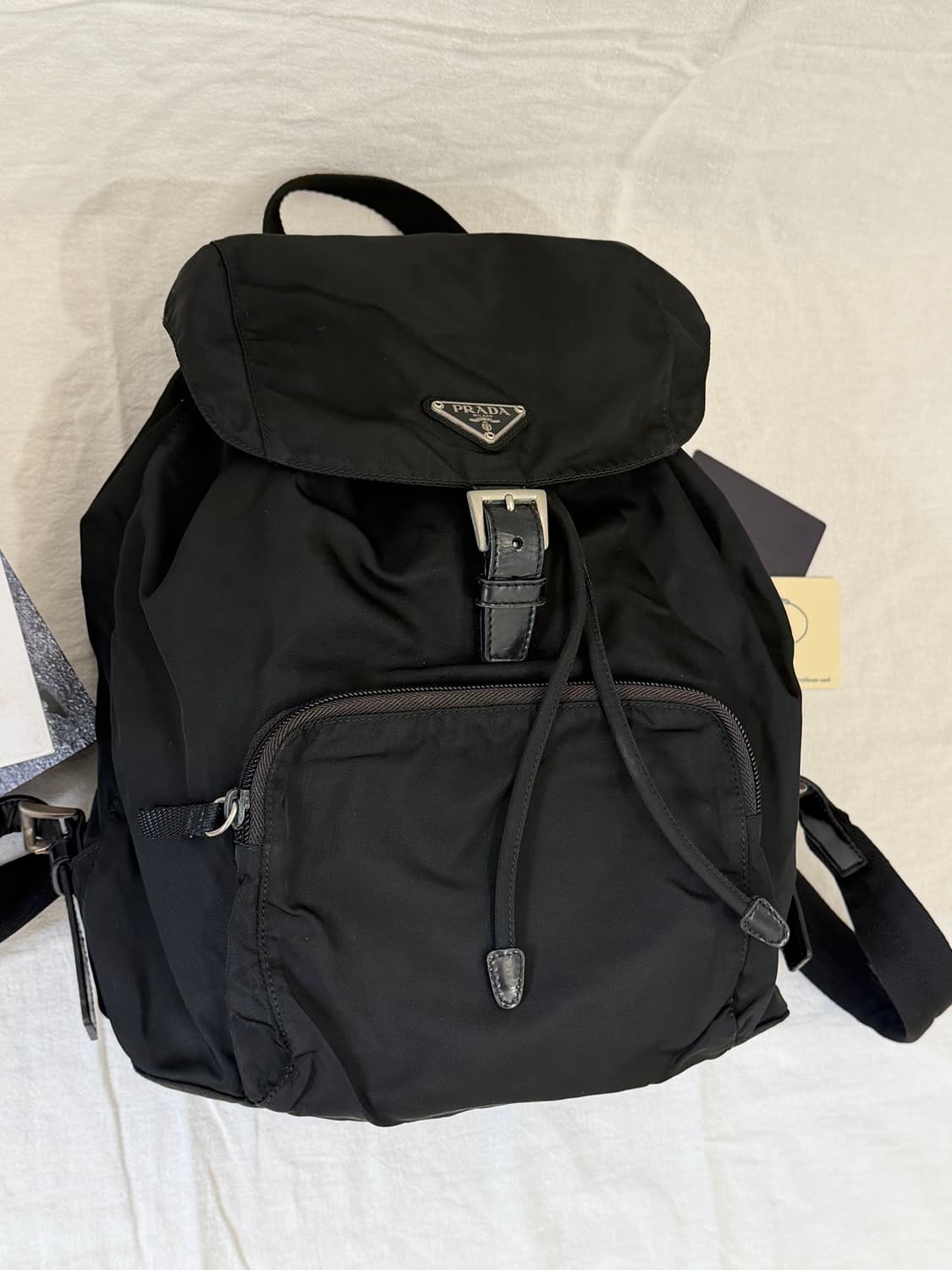 정품 프라다 포코노 나일론 원포켓 백팩 미디움 상품이미지5