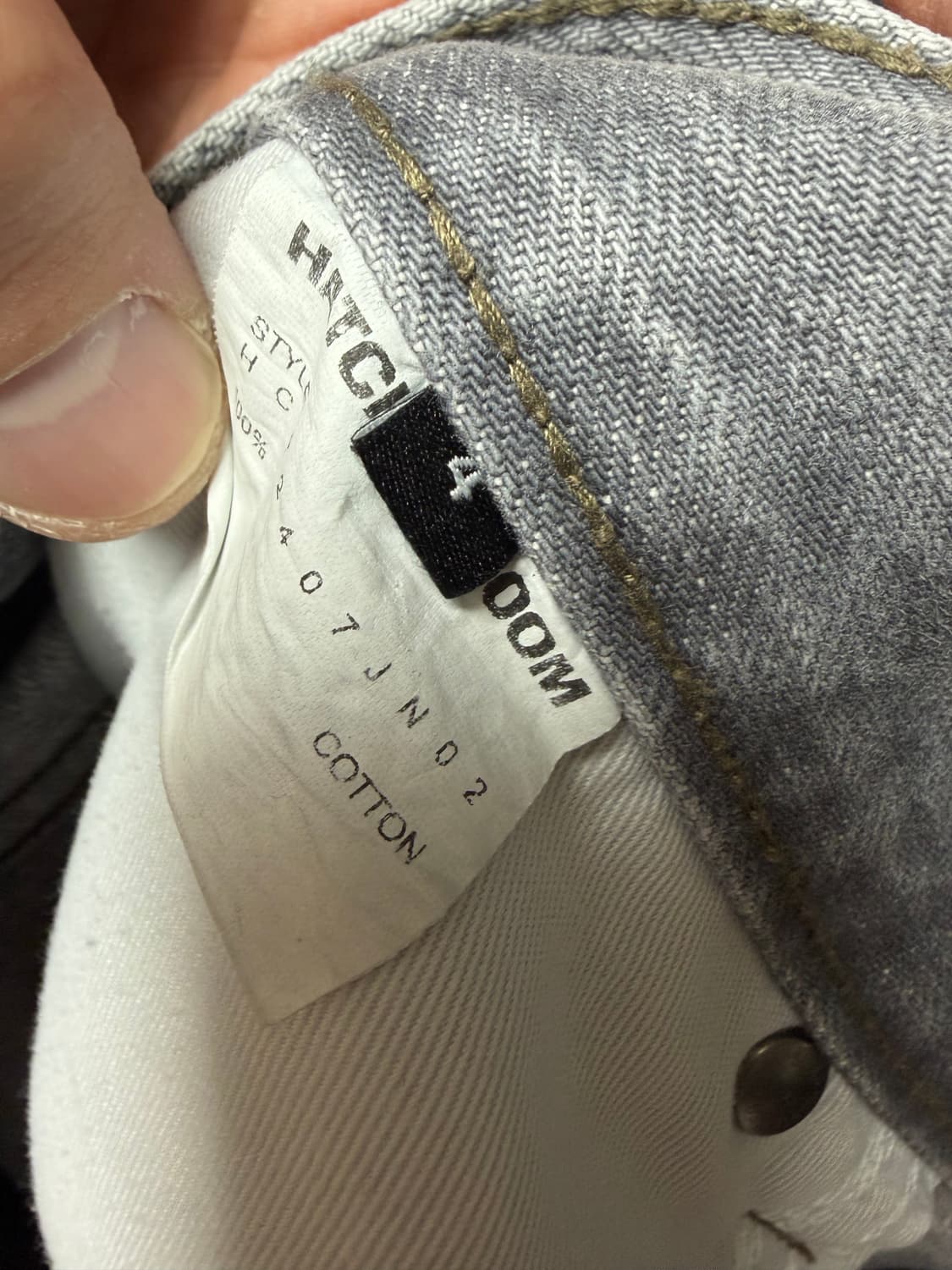 해칭룸 쿠로키 데님 4사이즈 상품이미지6