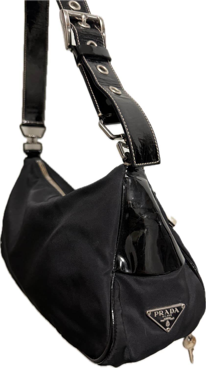 프라다 테수토 나일론 숄더백 블랙 상품이미지3