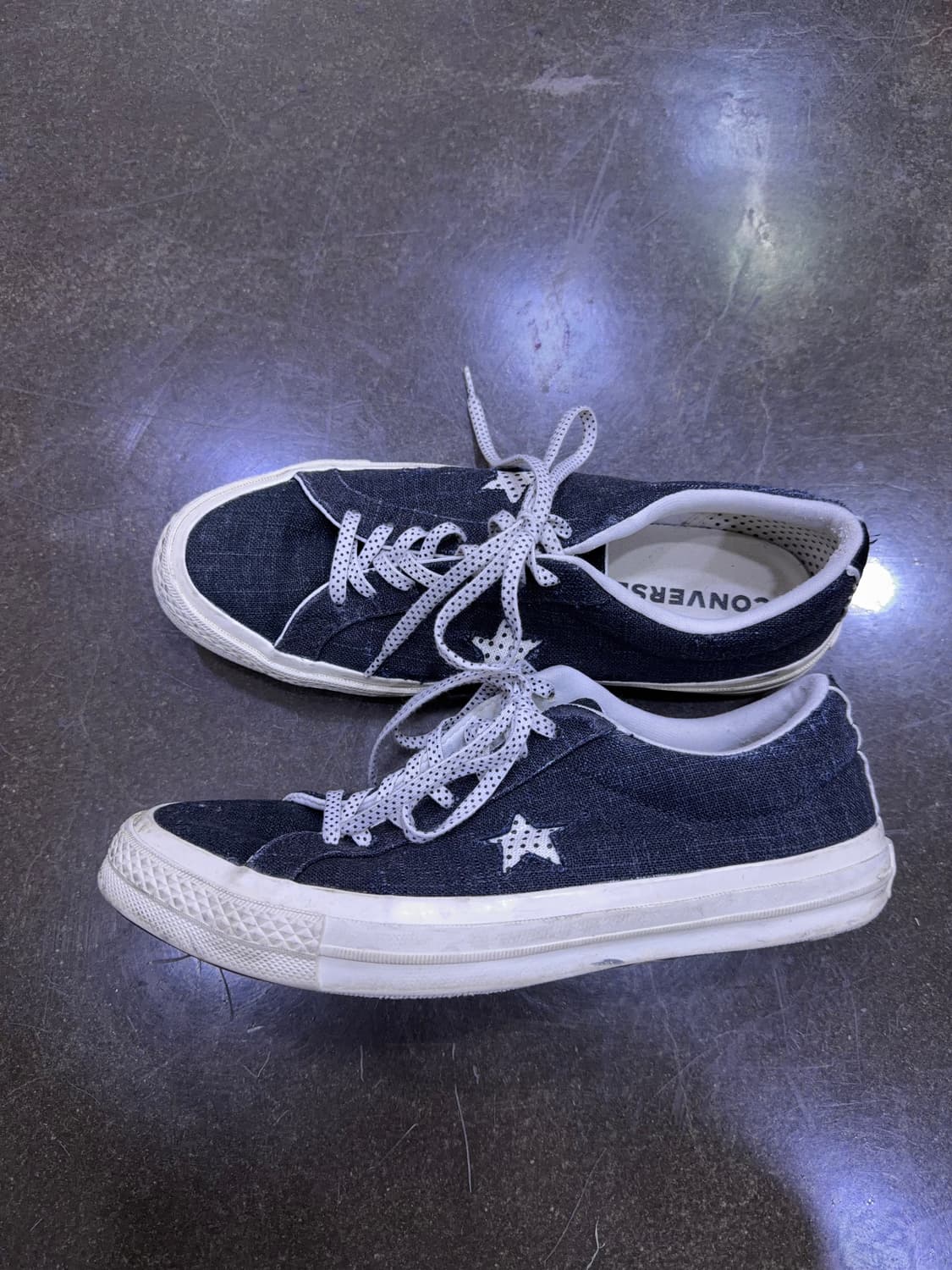 컨버스 올스타 원스타 샴브레 도트 로우 스니커즈 270 상품이미지6