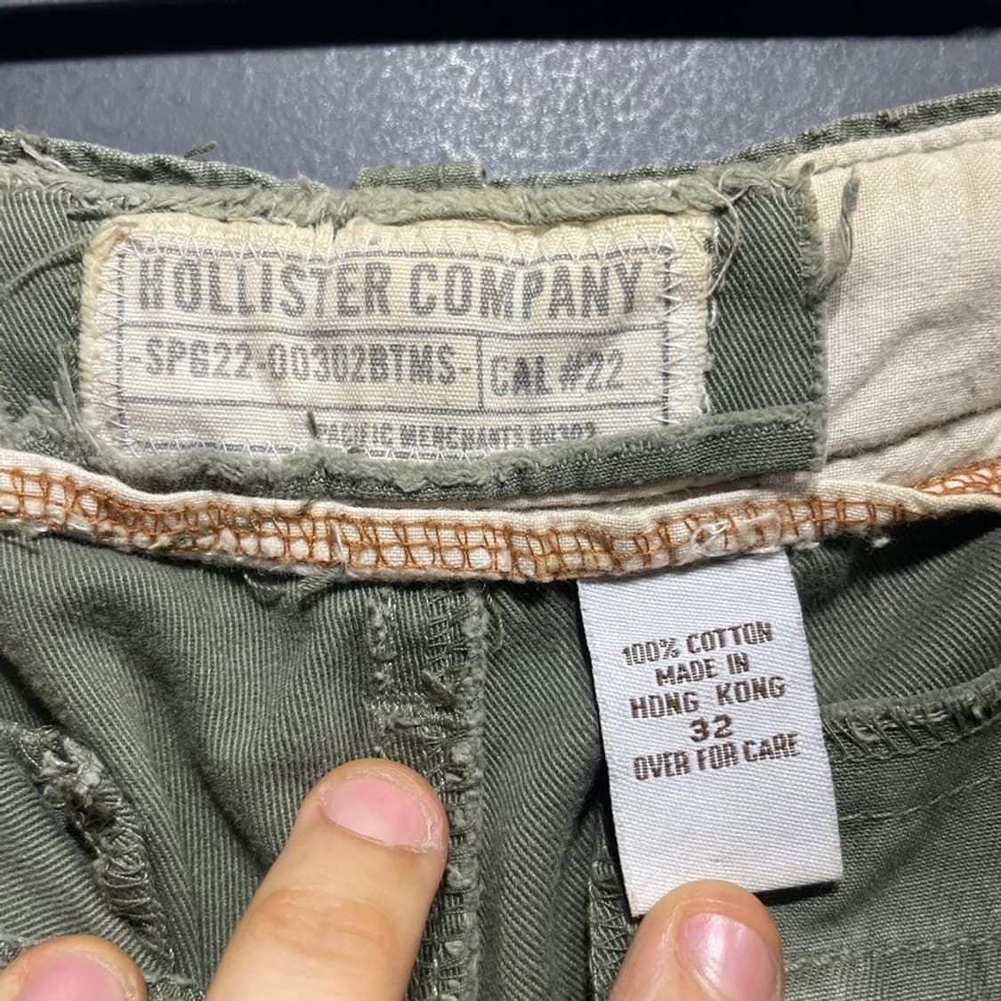 홀리스터 워크 카고반바지 상품이미지4